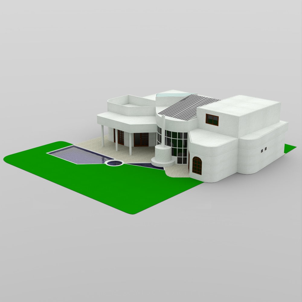 One and a Half Story Home for DAZ Studio by N/A