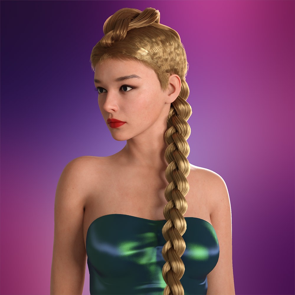 Prae-Hunter Hair For G8/G9 Daz by N/A