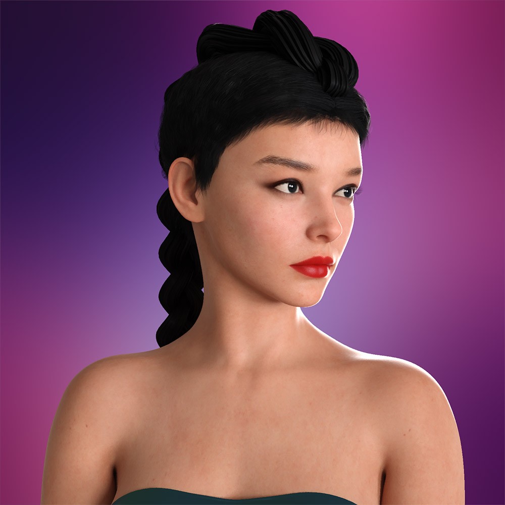 Prae-Hunter Hair For G8/G9 Daz by N/A