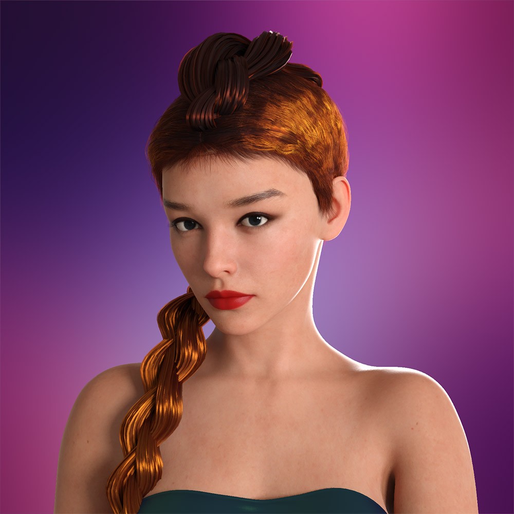Prae-Hunter Hair For G8/G9 Daz by N/A