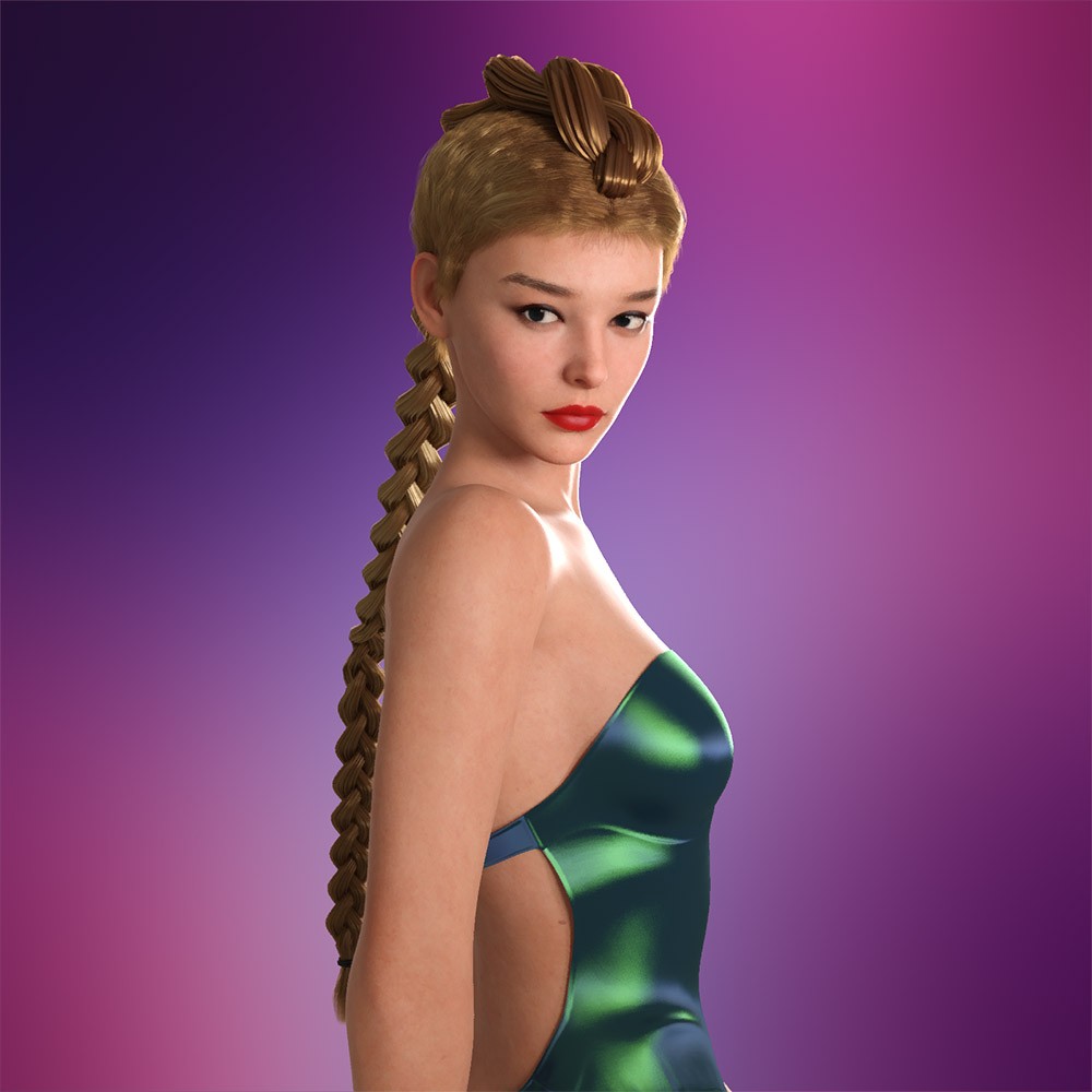 Prae-Hunter Hair For G8/G9 Daz by N/A