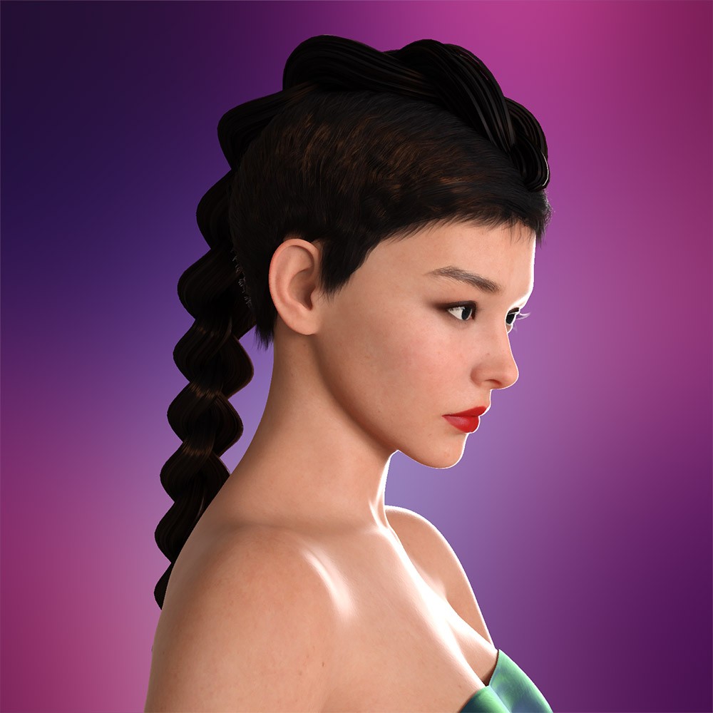 Prae-Hunter Hair For G8/G9 Daz by N/A
