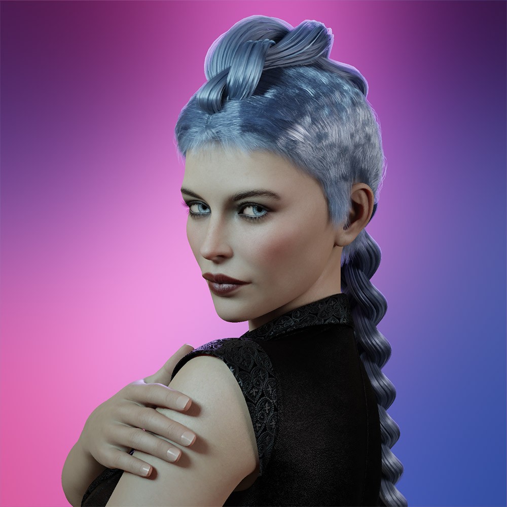 Prae-Hunter Hair For G8/G9 Daz by N/A
