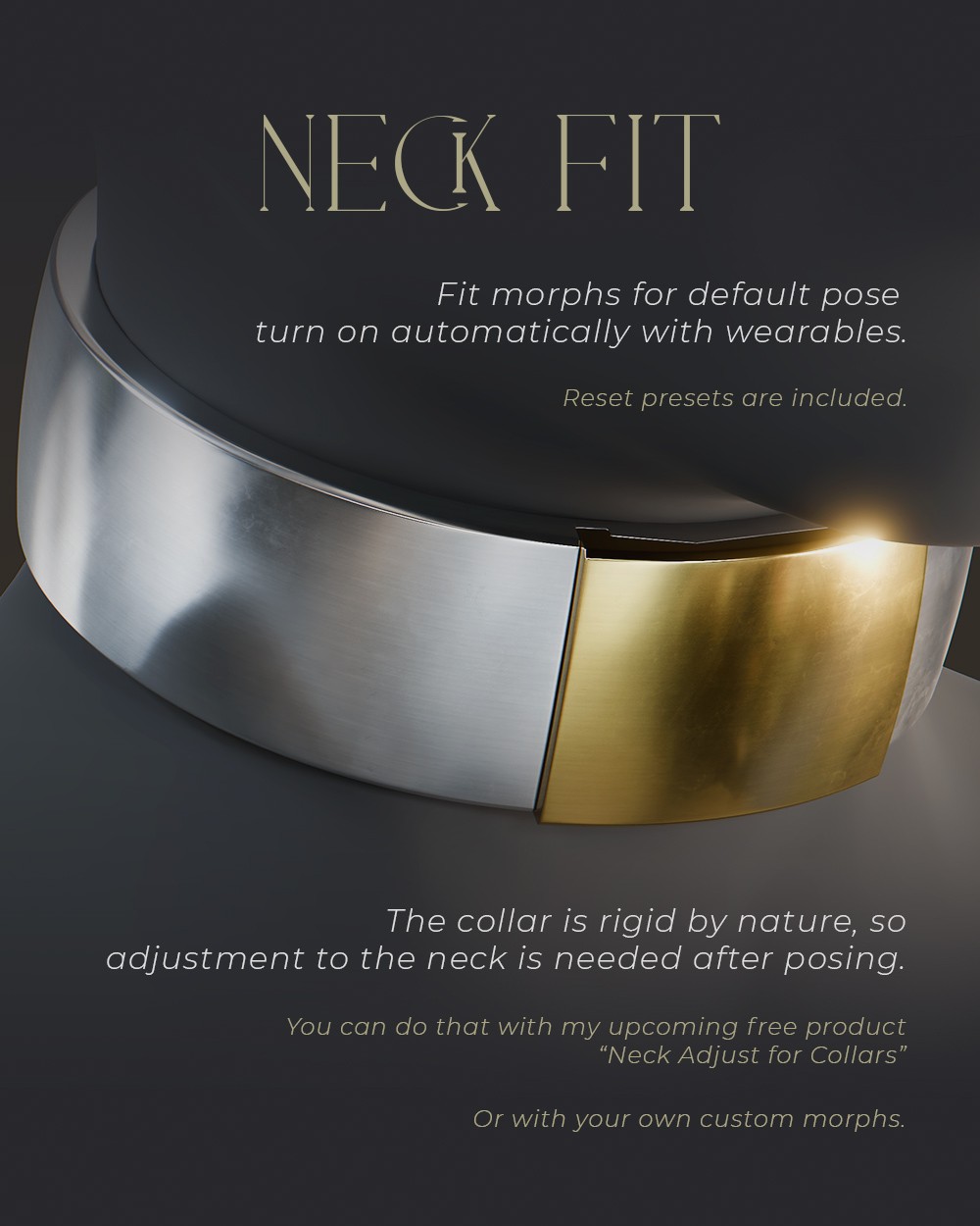 Swishy Collar for Daz by N/A