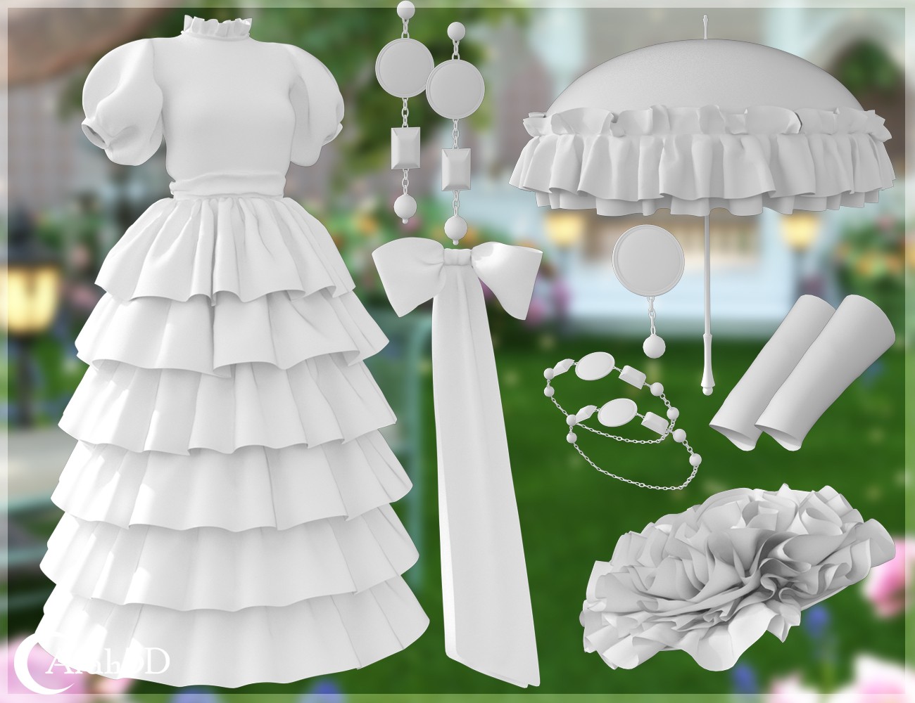 Arah3D Velvet Rose for G8F and G9 by N/A