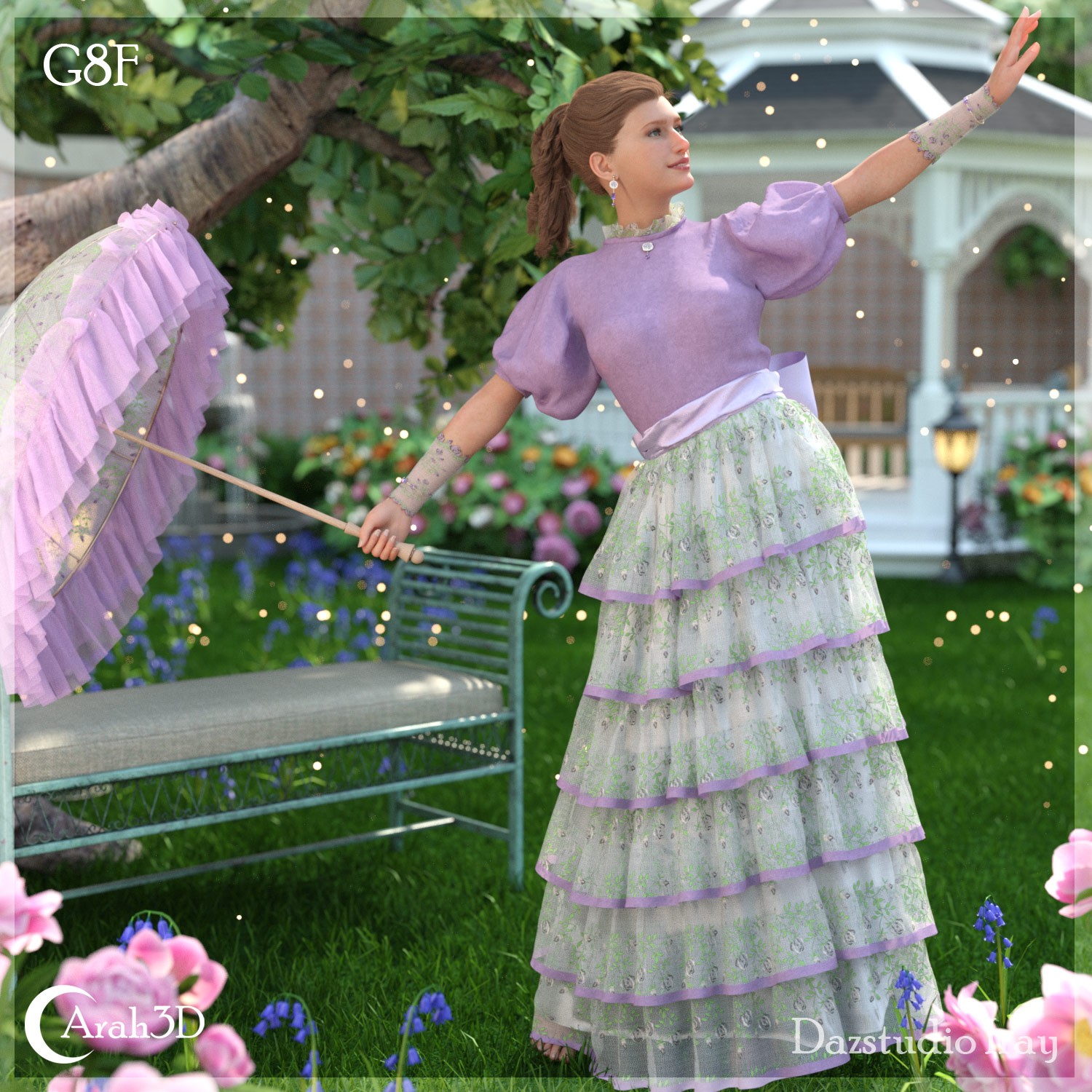 Arah3D Velvet Rose for G8F and G9 by N/A