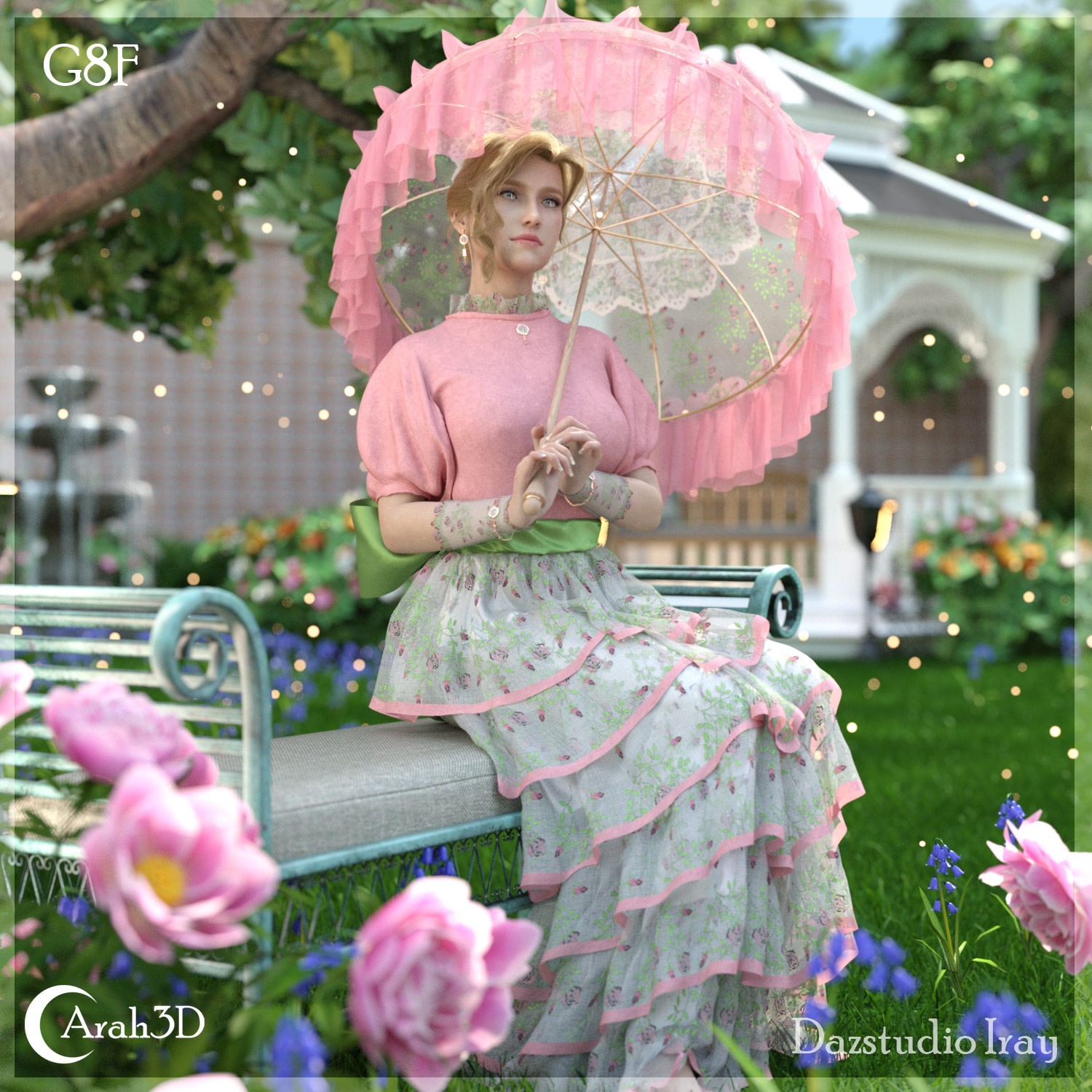 Arah3D Velvet Rose for G8F and G9 by N/A
