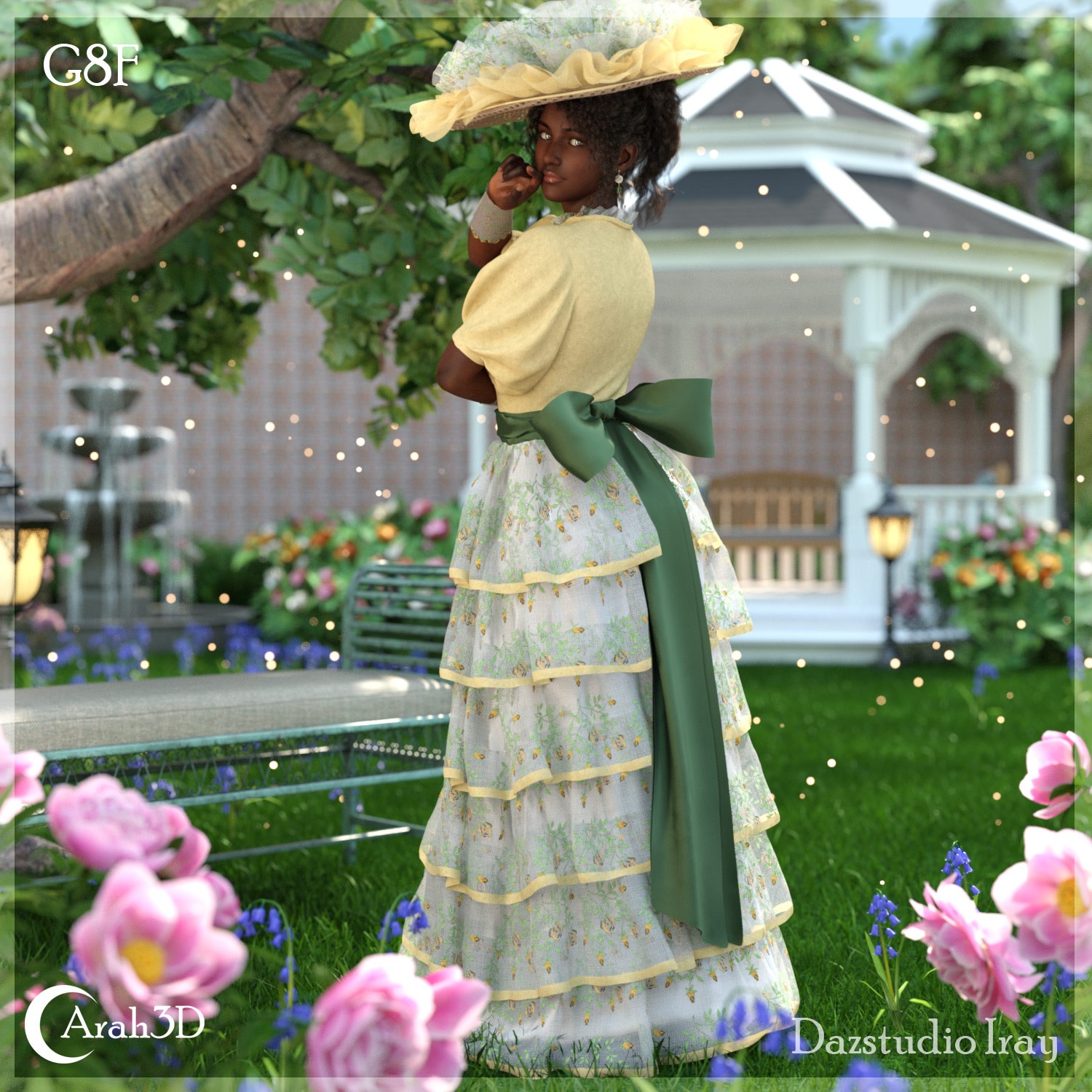 Arah3D Velvet Rose for G8F and G9 by N/A