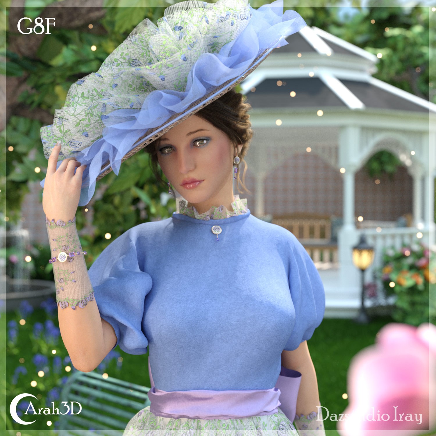 Arah3D Velvet Rose for G8F and G9 by N/A