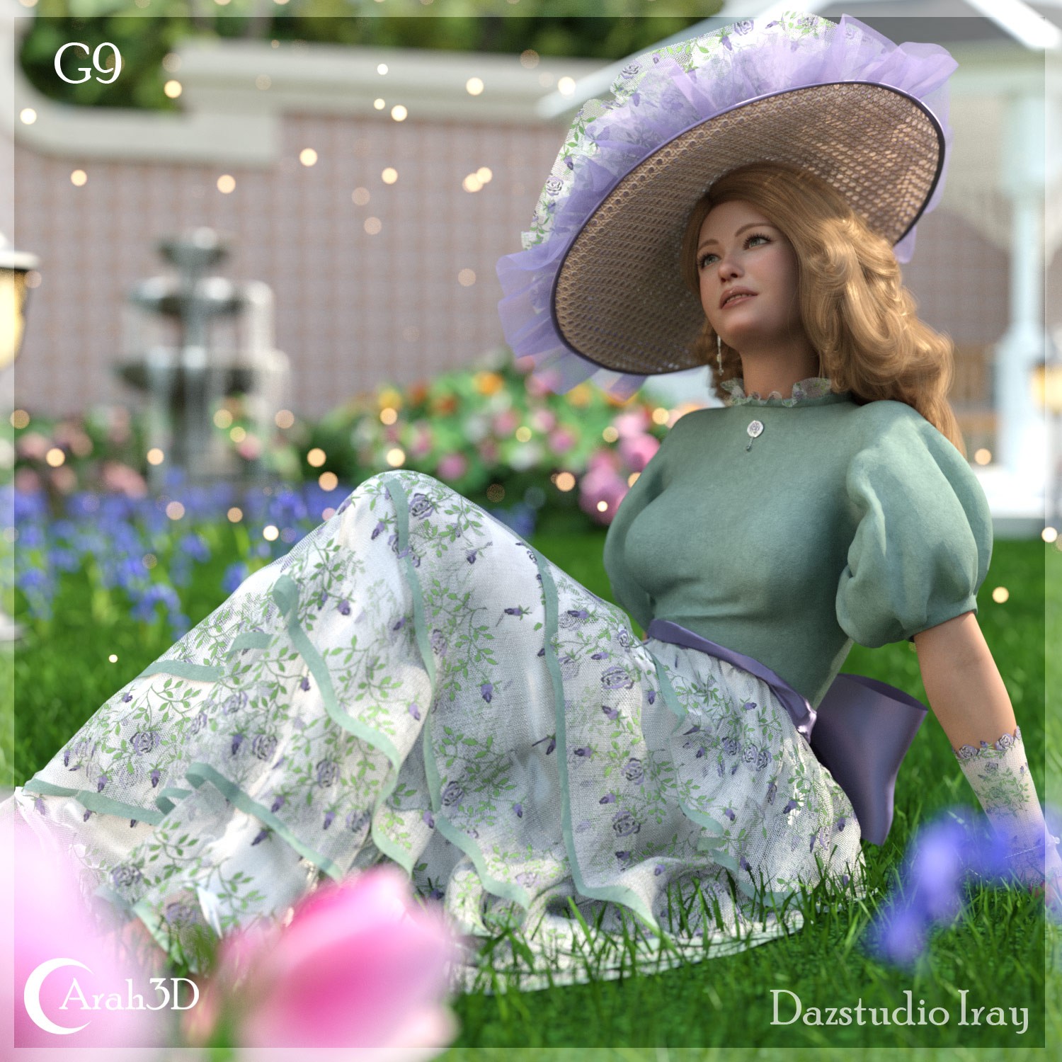 Arah3D Velvet Rose for G8F and G9 by N/A