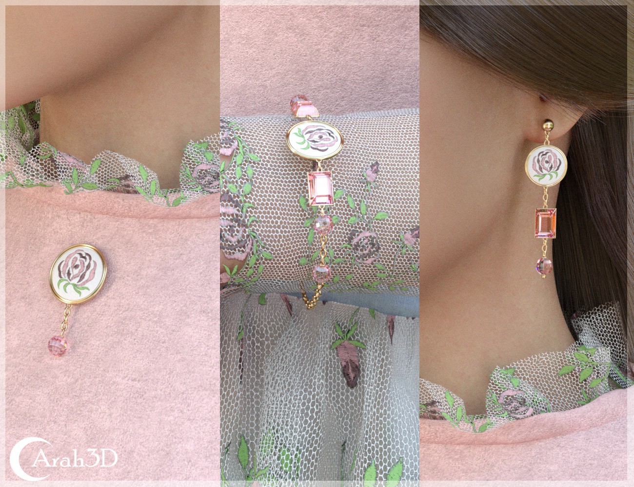 Arah3D Velvet Rose for G8F and G9 by N/A