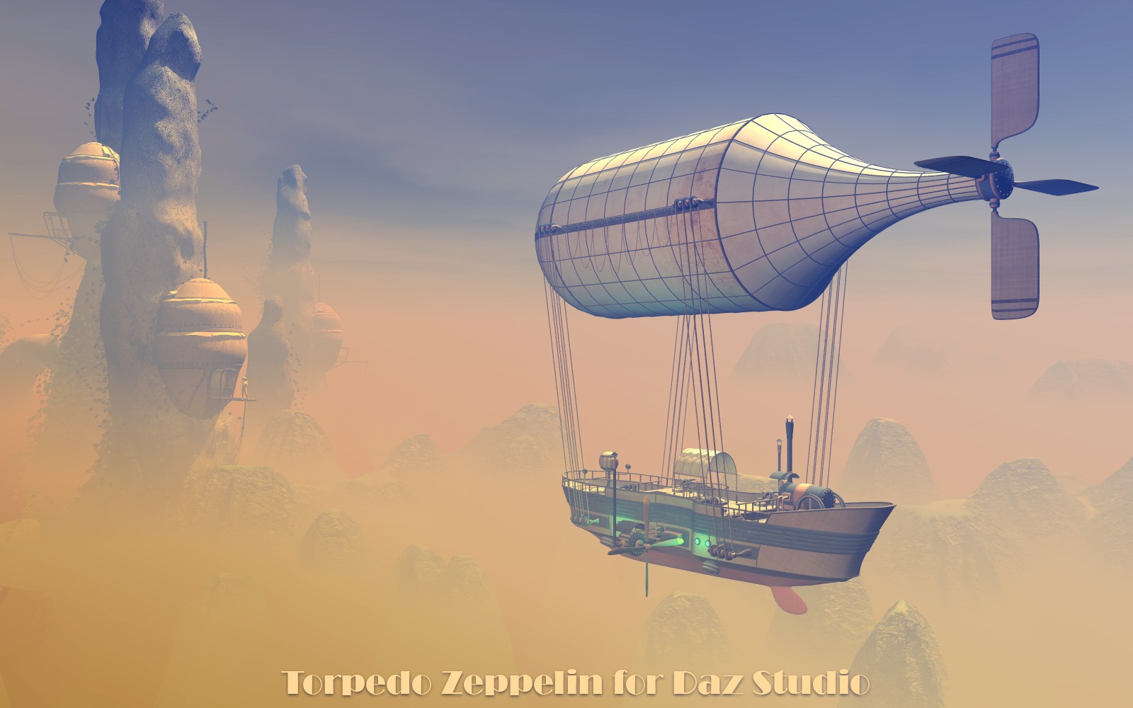 Torpedo Zeppelin for Daz Studio by N/A
