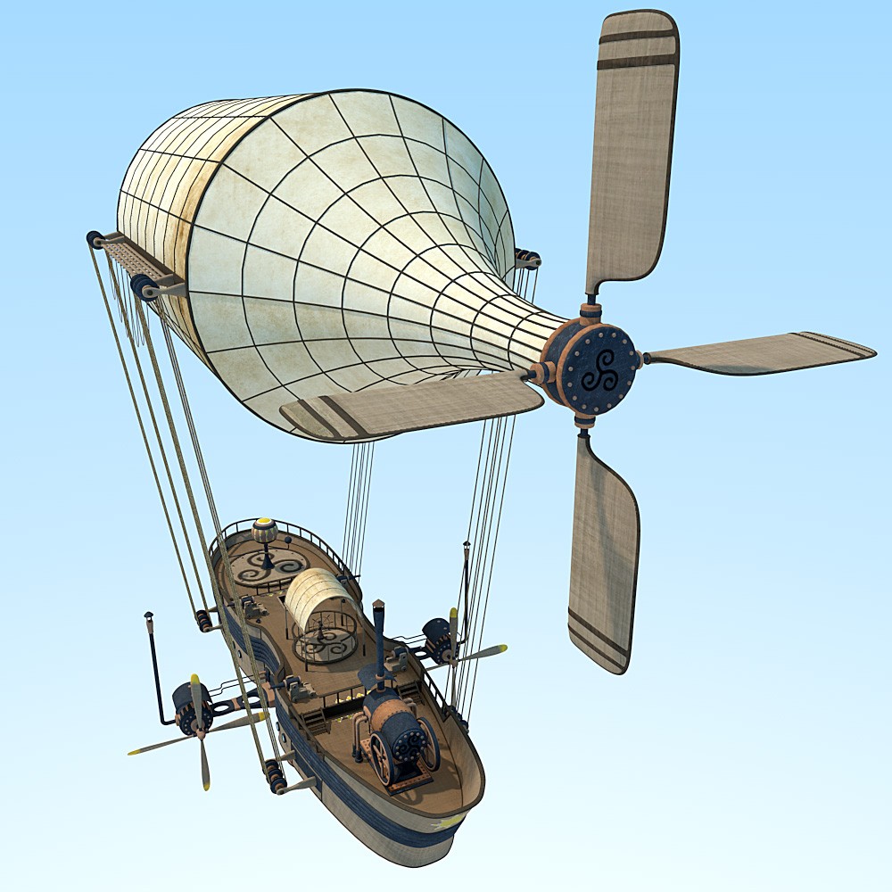 Torpedo Zeppelin for Daz Studio by N/A