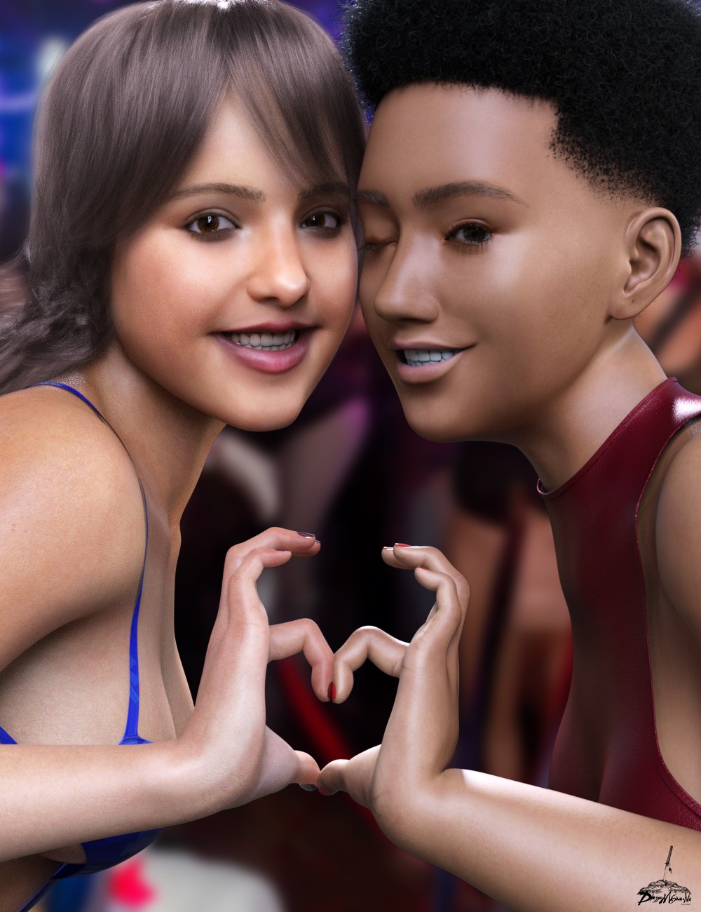 I Love You - Poses and Animations for Genesis 9 by N/A