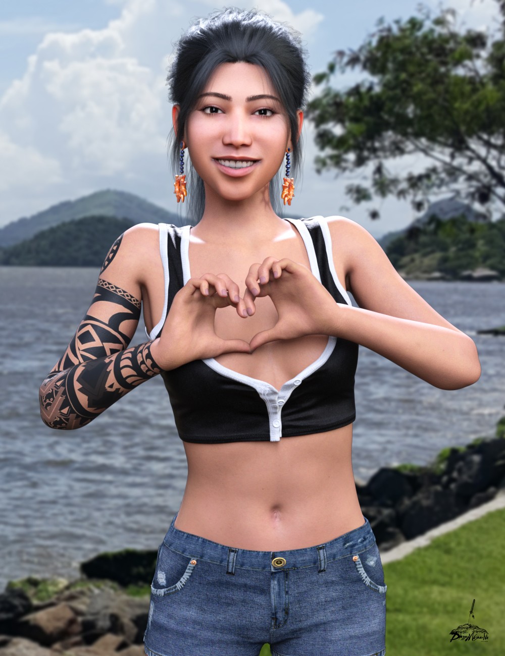 I Love You - Poses and Animations for Genesis 9 by N/A