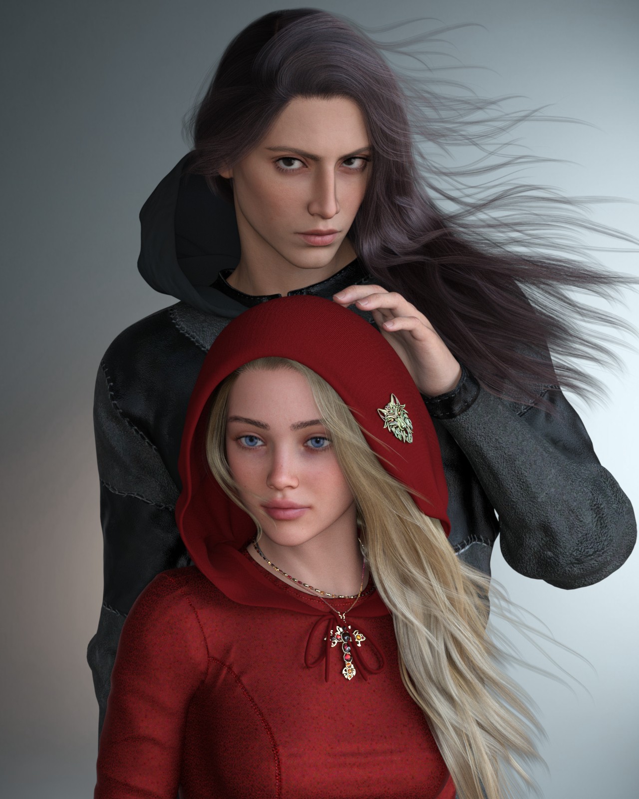 ALO Sannie Hair for Genesis 9 by N/A