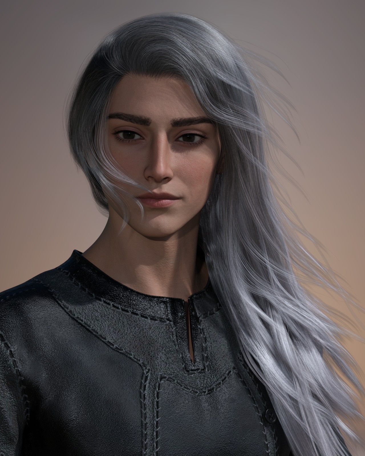 ALO Sannie Hair for Genesis 9 by N/A