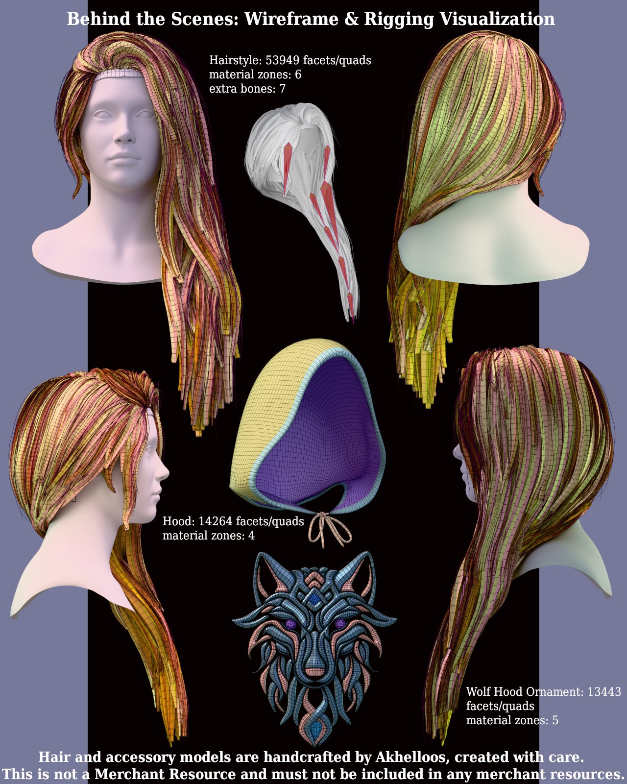 ALO Sannie Hair for Genesis 9 by N/A