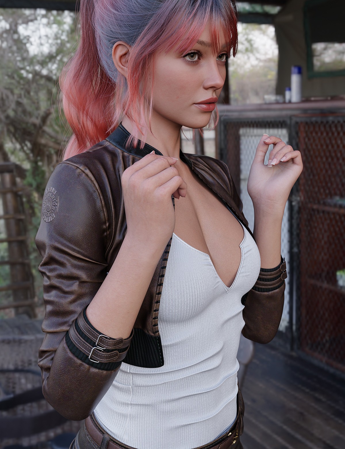 dForce Nitro Mini Jacket for Genesis8-8.1F-G9 by N/A