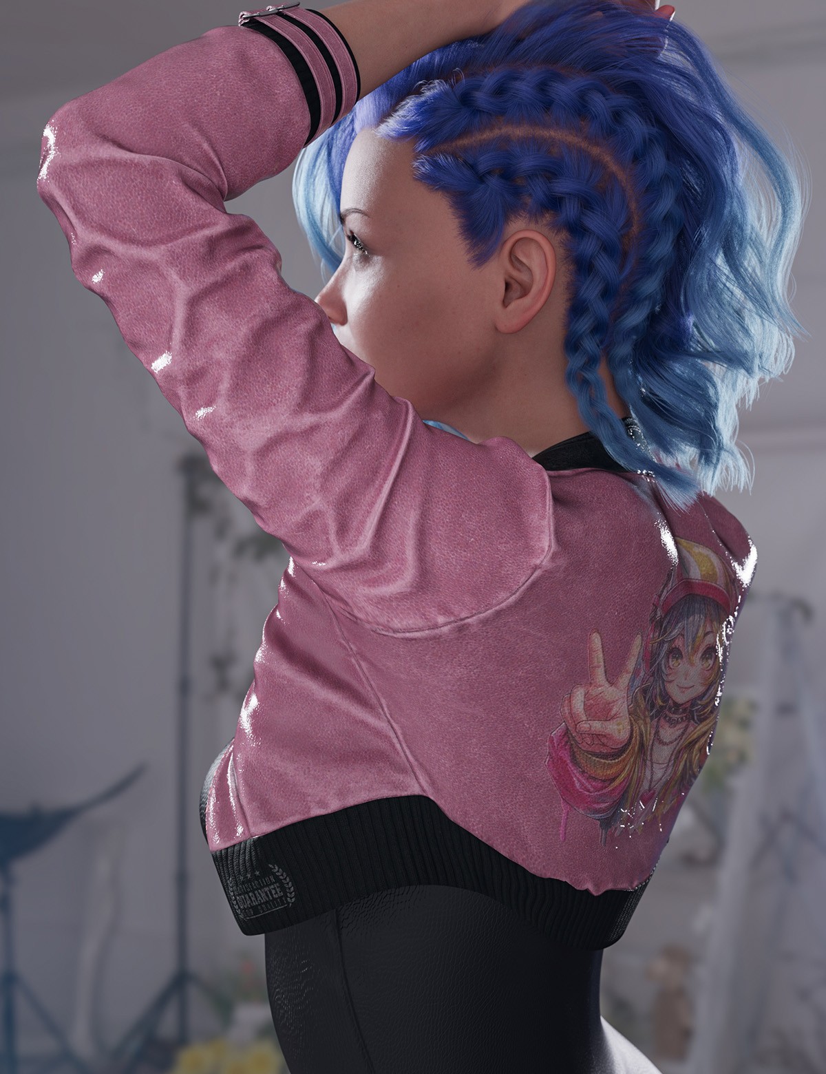 dForce Nitro Mini Jacket for Genesis8-8.1F-G9 by N/A