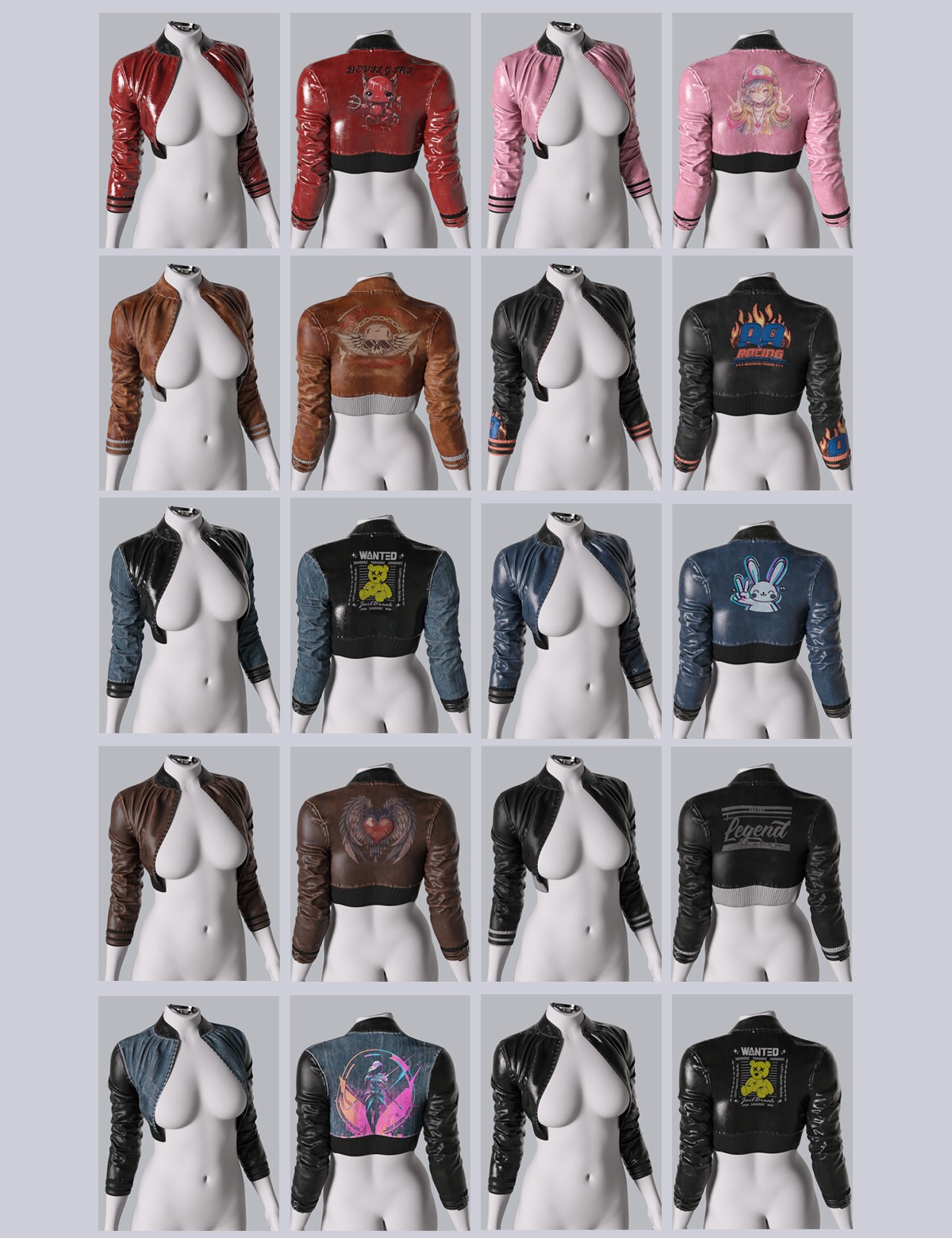 dForce Nitro Mini Jacket for Genesis8-8.1F-G9 by N/A