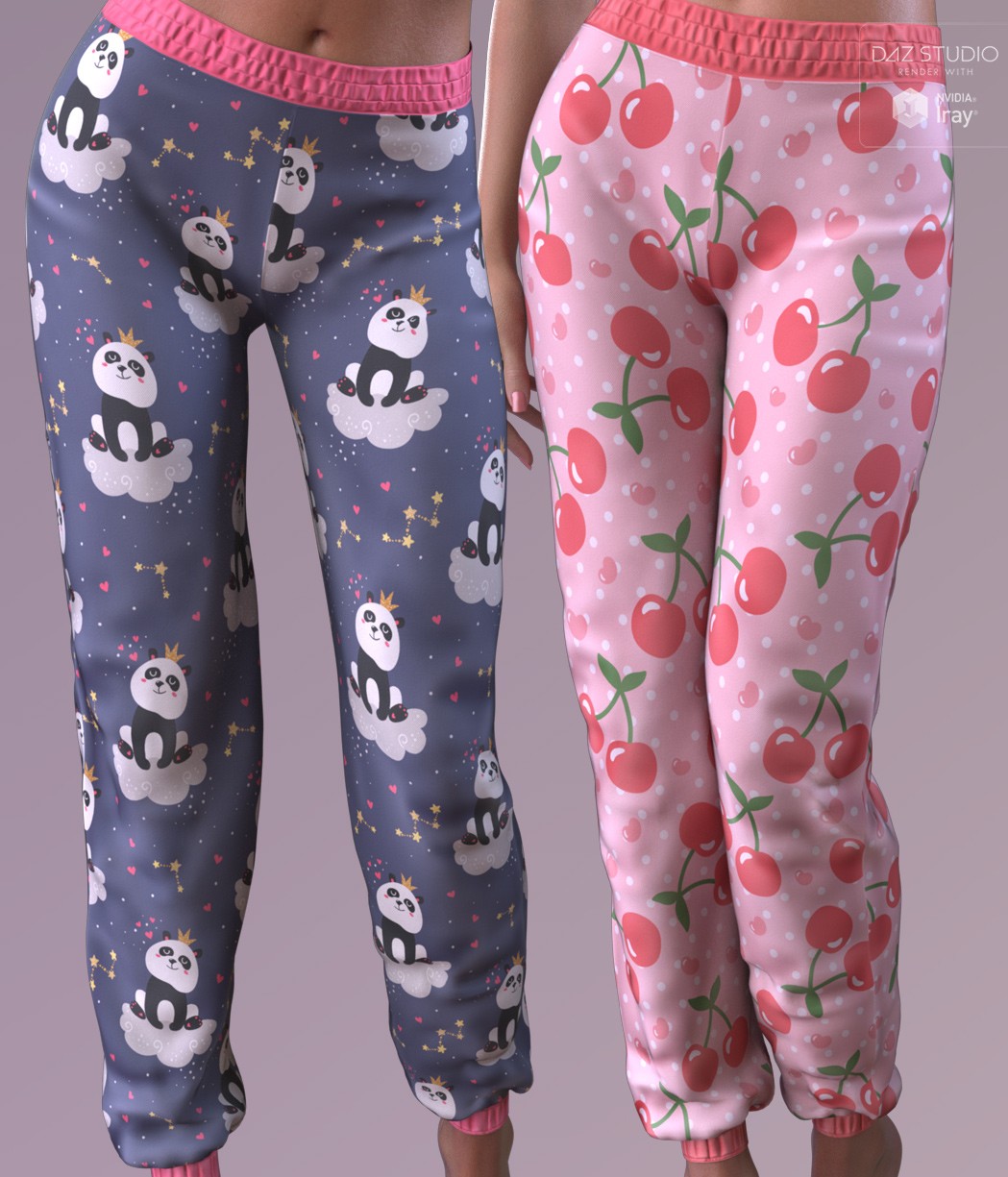 Trendy Textures for dForce Comfy Loungewear Pants G9 by N/A
