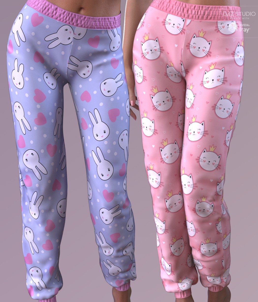 Trendy Textures for dForce Comfy Loungewear Pants G9 by N/A