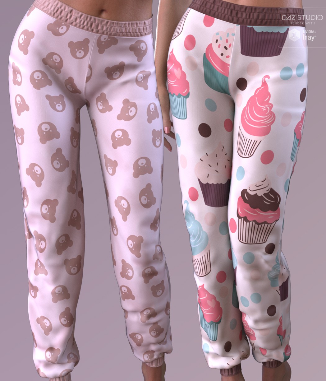 Trendy Textures for dForce Comfy Loungewear Pants G9 by N/A
