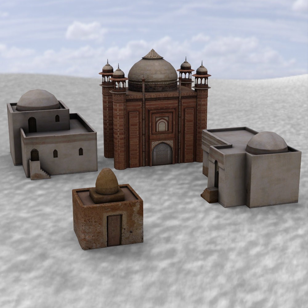 Middle East Buildings 3 for DAZ Studio by N/A
