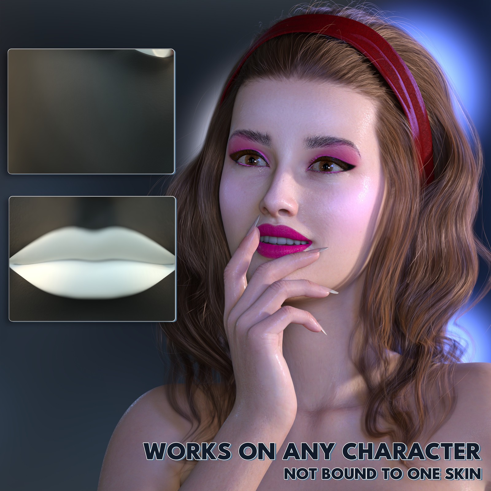 DD Makeup Editor – Iray PBR Skin Makeup Tool for Genesis 8 Female by N/A