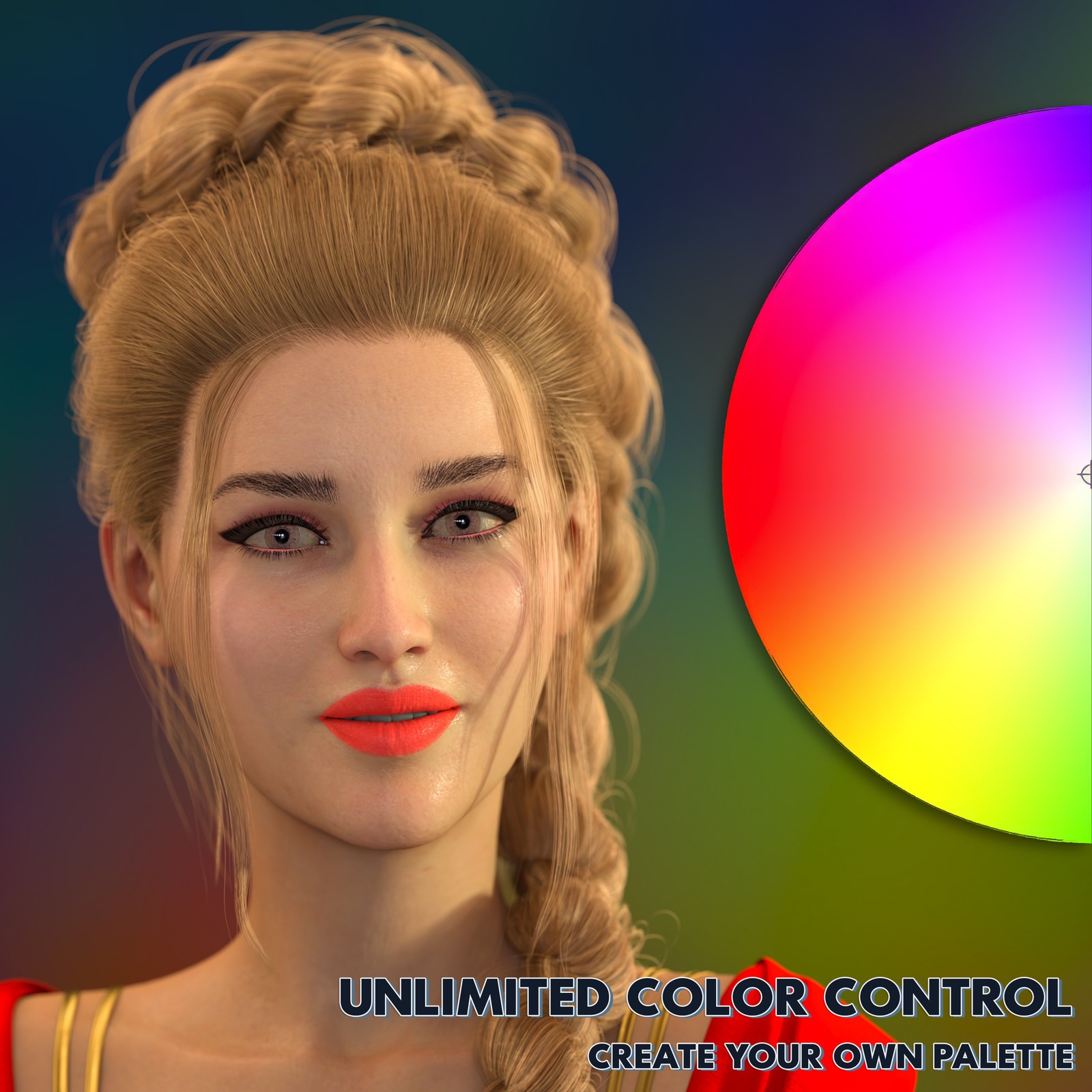 DD Makeup Editor – Iray PBR Skin Makeup Tool for Genesis 8 Female by N/A