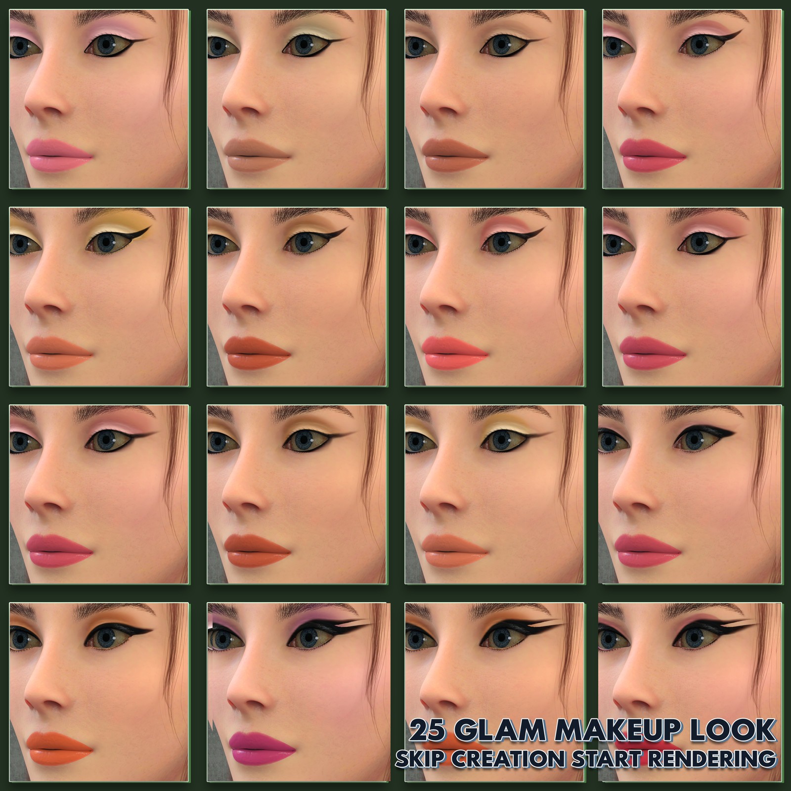 DD Makeup Editor – Iray PBR Skin Makeup Tool for Genesis 8 Female by N/A