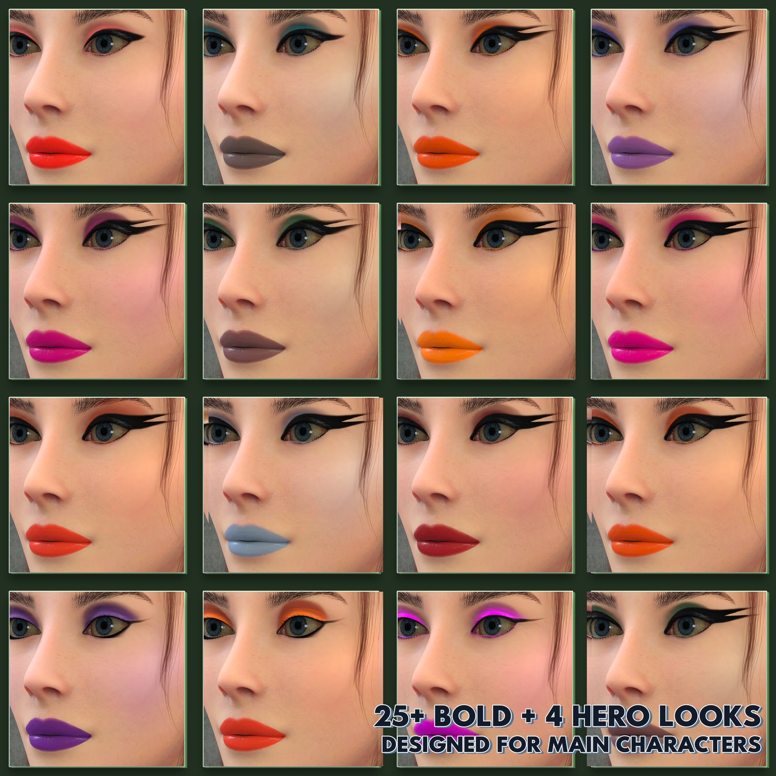DD Makeup Editor – Iray PBR Skin Makeup Tool for Genesis 8 Female by N/A