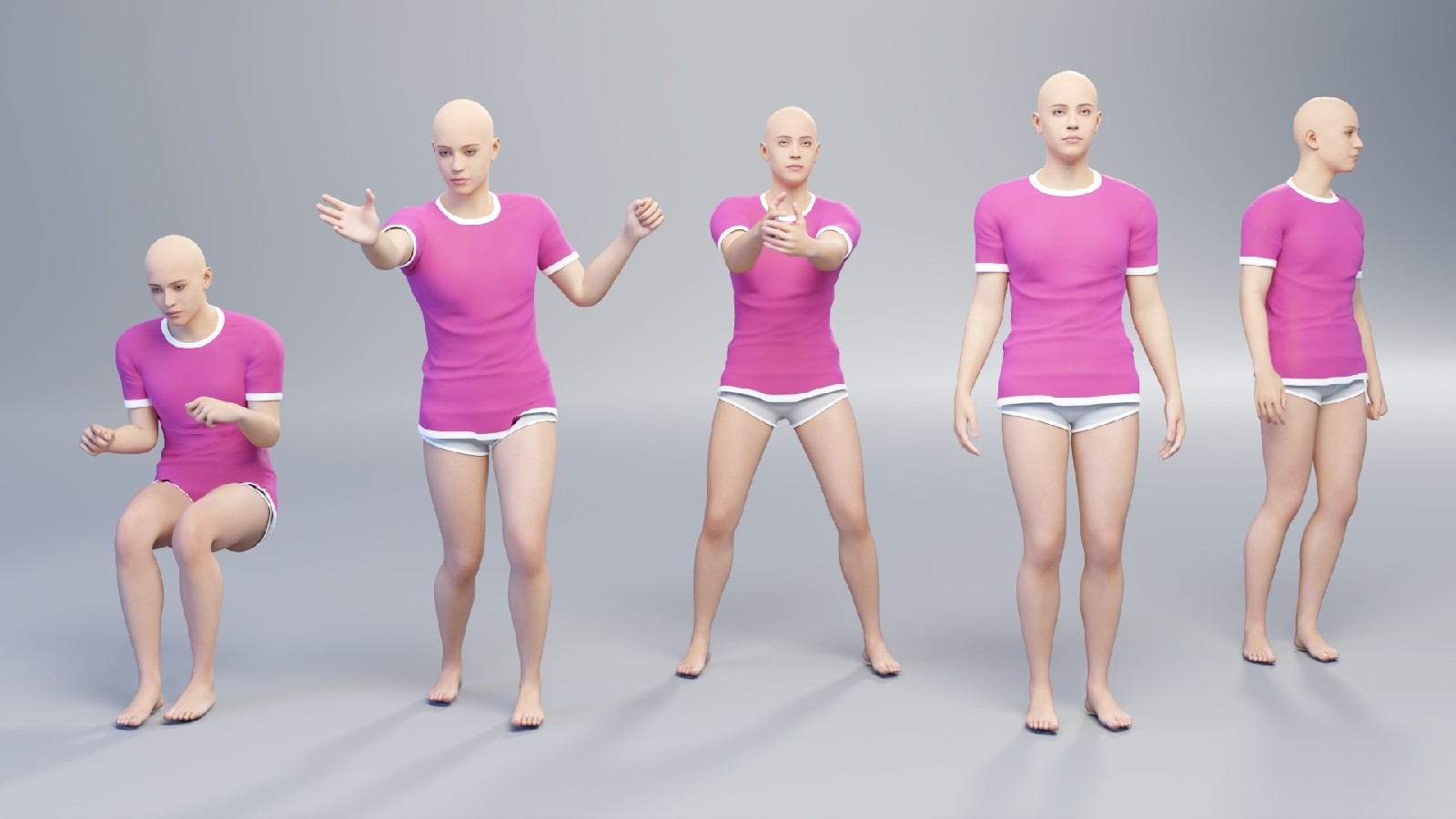 25 Female Animations Pack-1 (Daz Genesis 9) by N/A