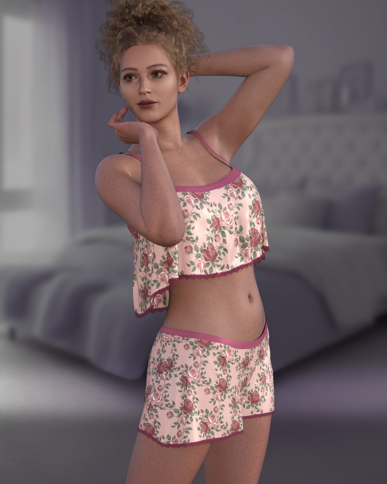 dforce - Flirty PJs - Genesis 9 by N/A