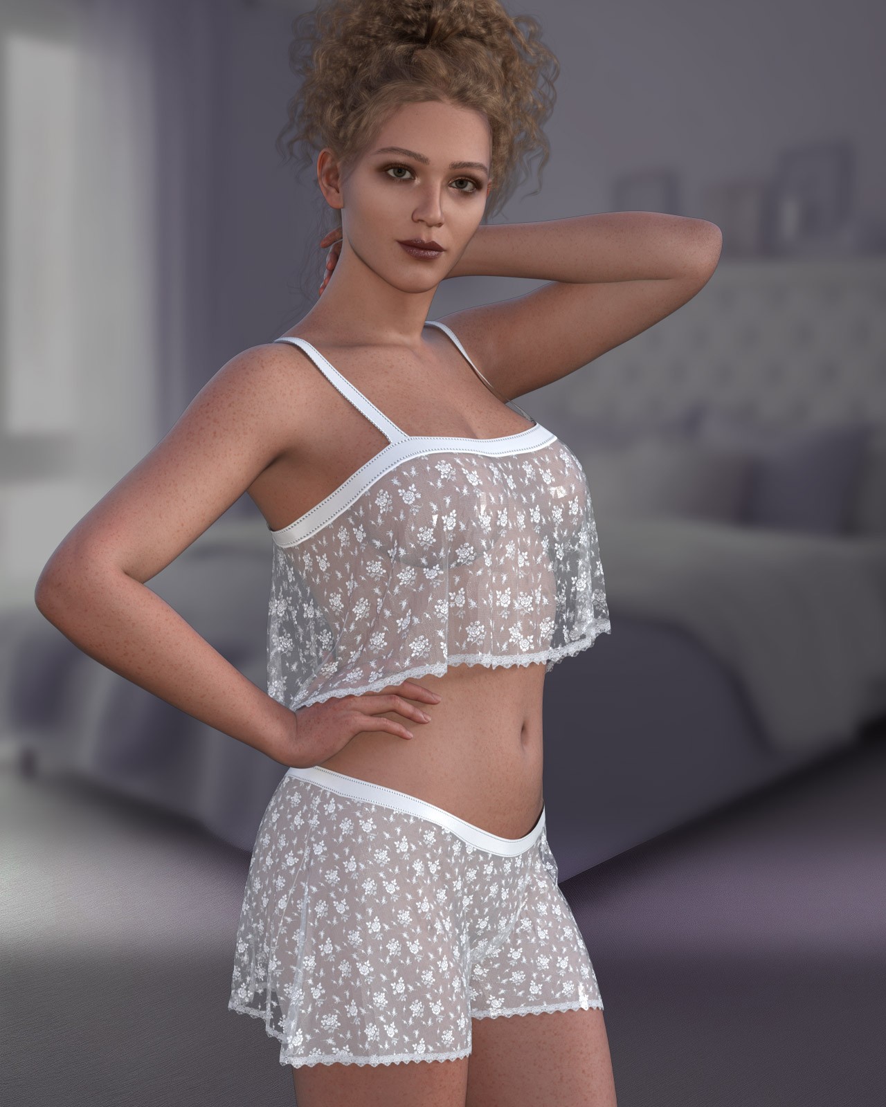 dforce - Flirty PJs - Genesis 9 by N/A