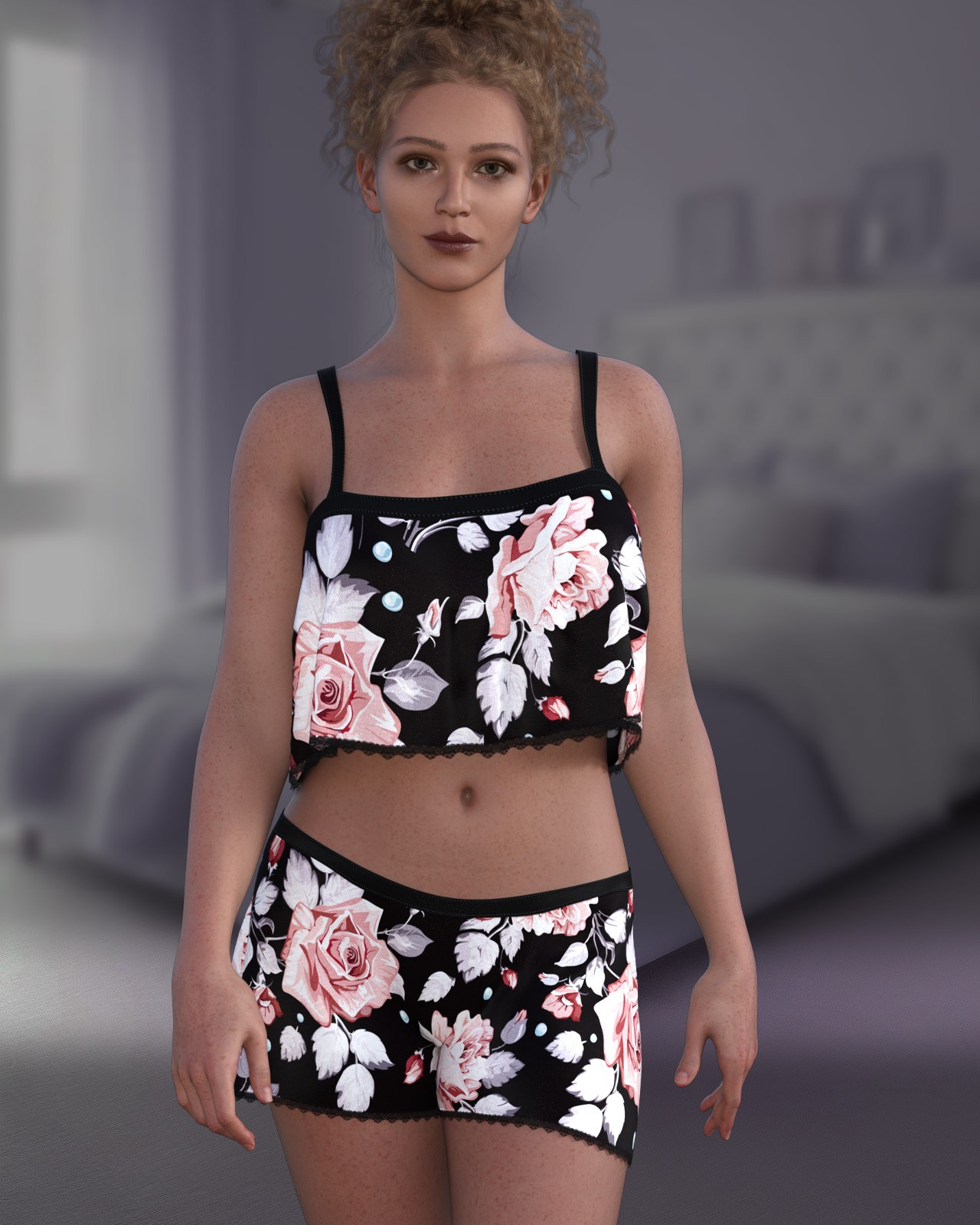 dforce - Flirty PJs - Genesis 9 by N/A