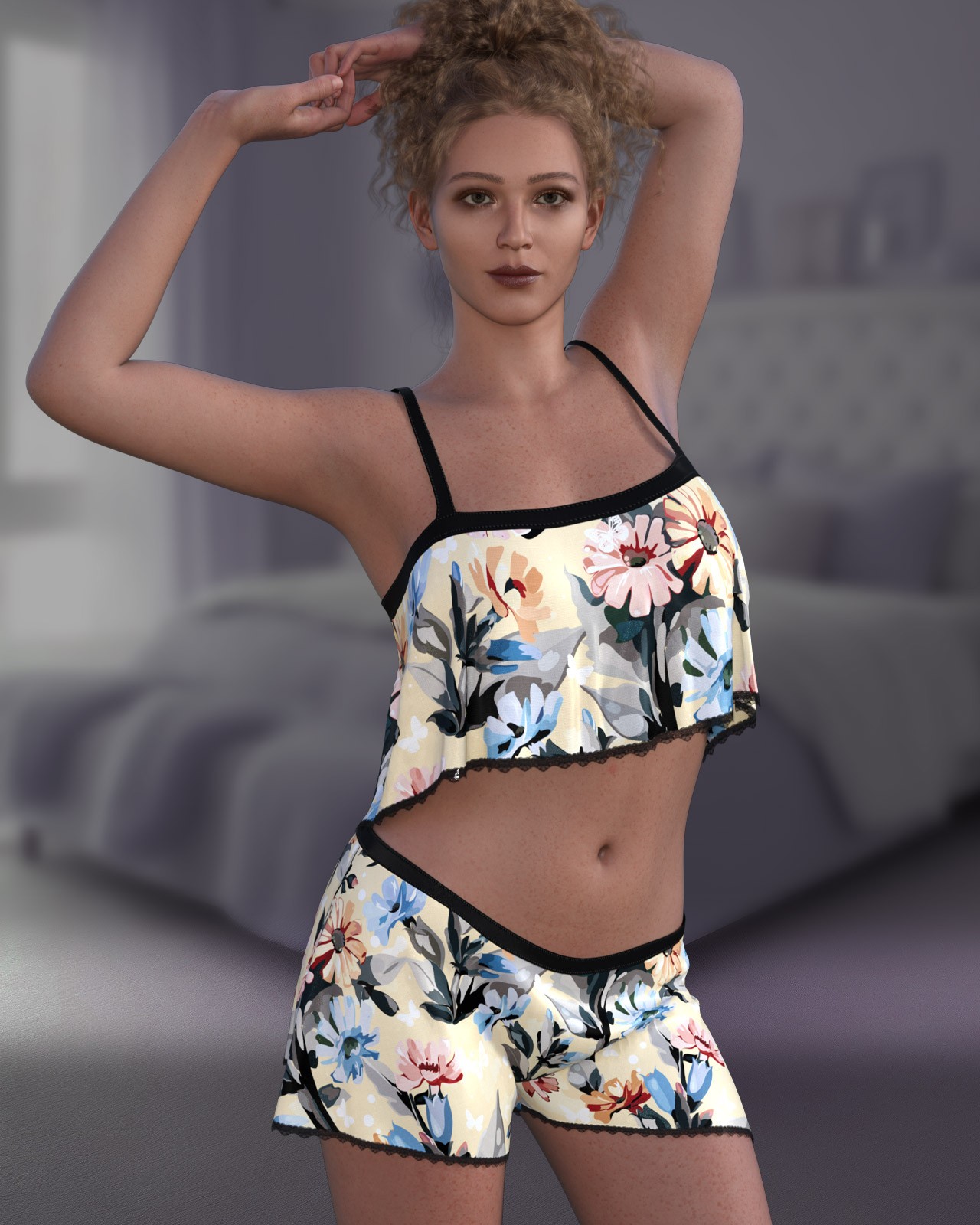 dforce - Flirty PJs - Genesis 9 by N/A