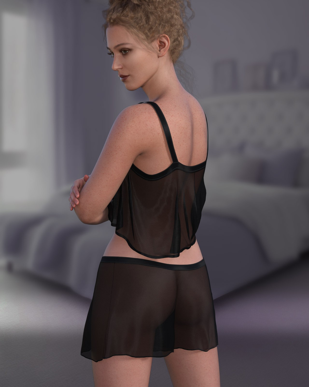 dforce - Flirty PJs - Genesis 9 by N/A