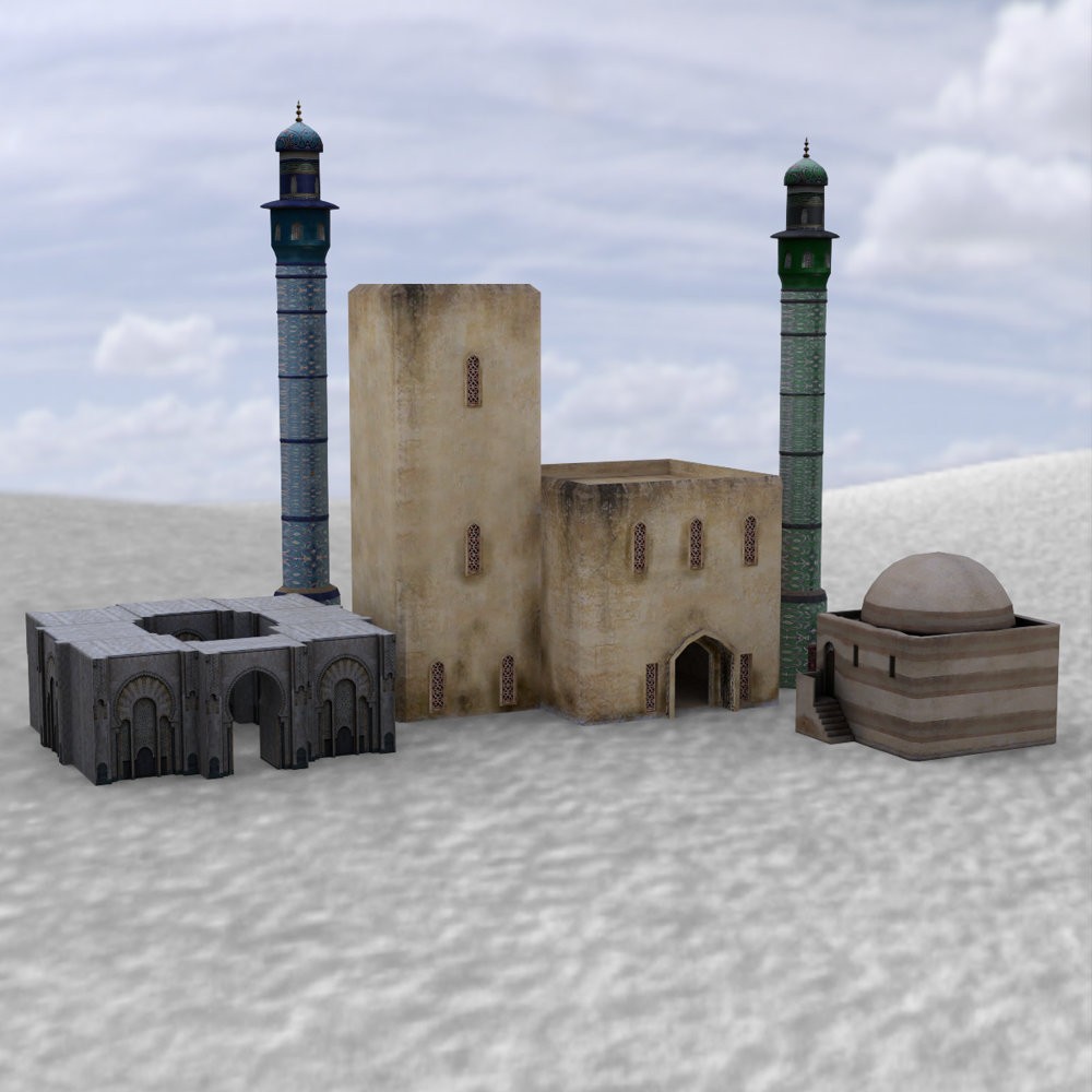 Middle East Buildings 4 for DAZ Studio by N/A