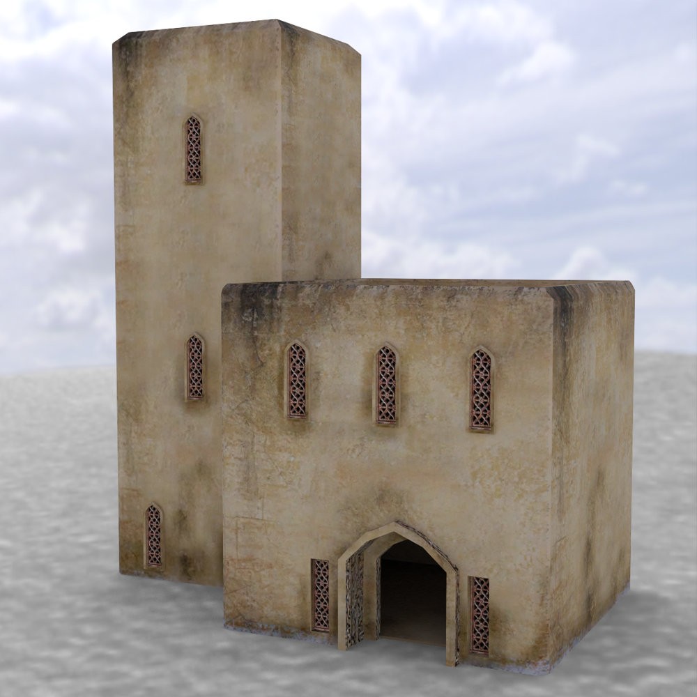 Middle East Buildings 4 for DAZ Studio by N/A
