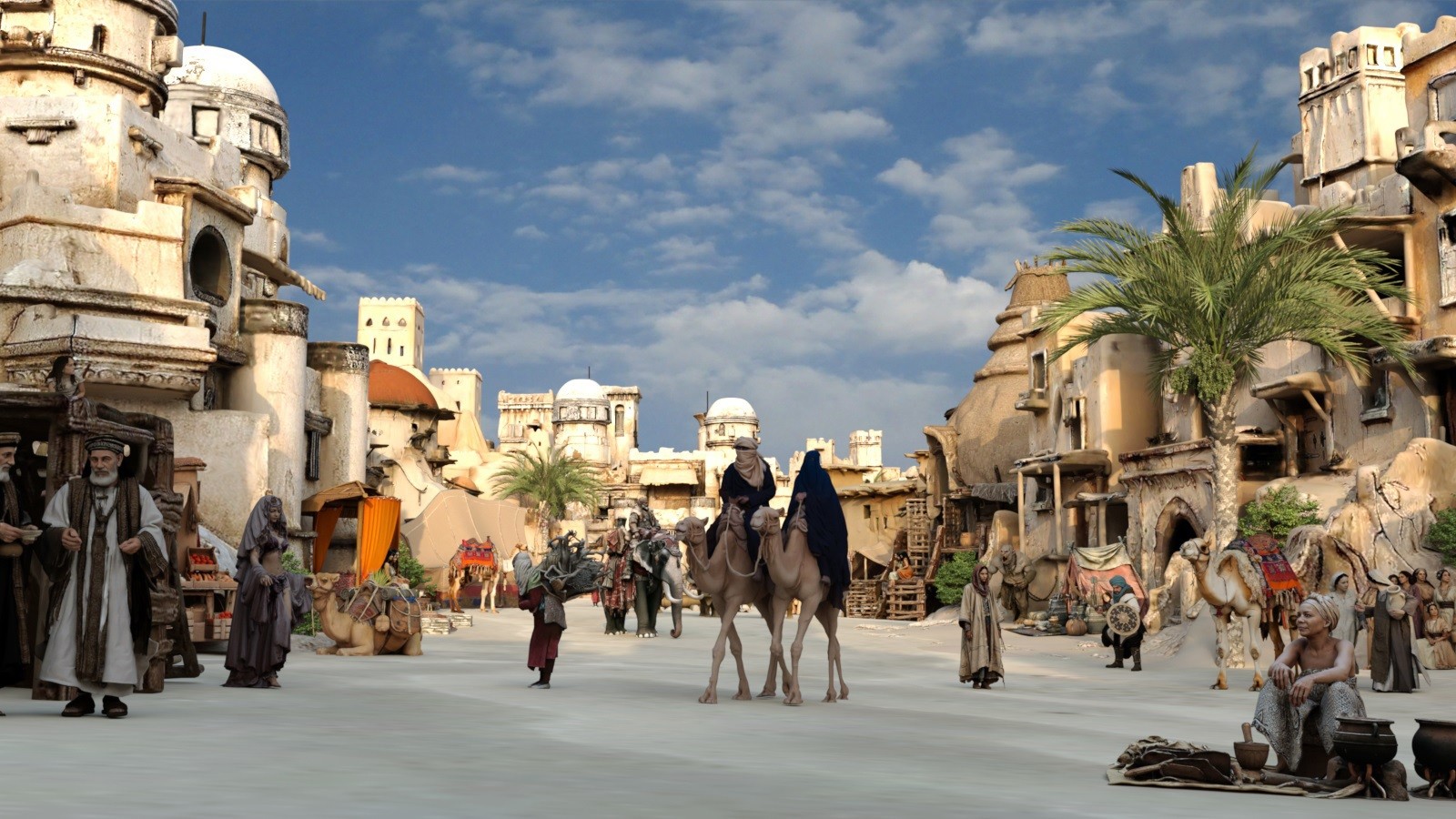 Desert Fantasy Settlement for DAZ by N/A