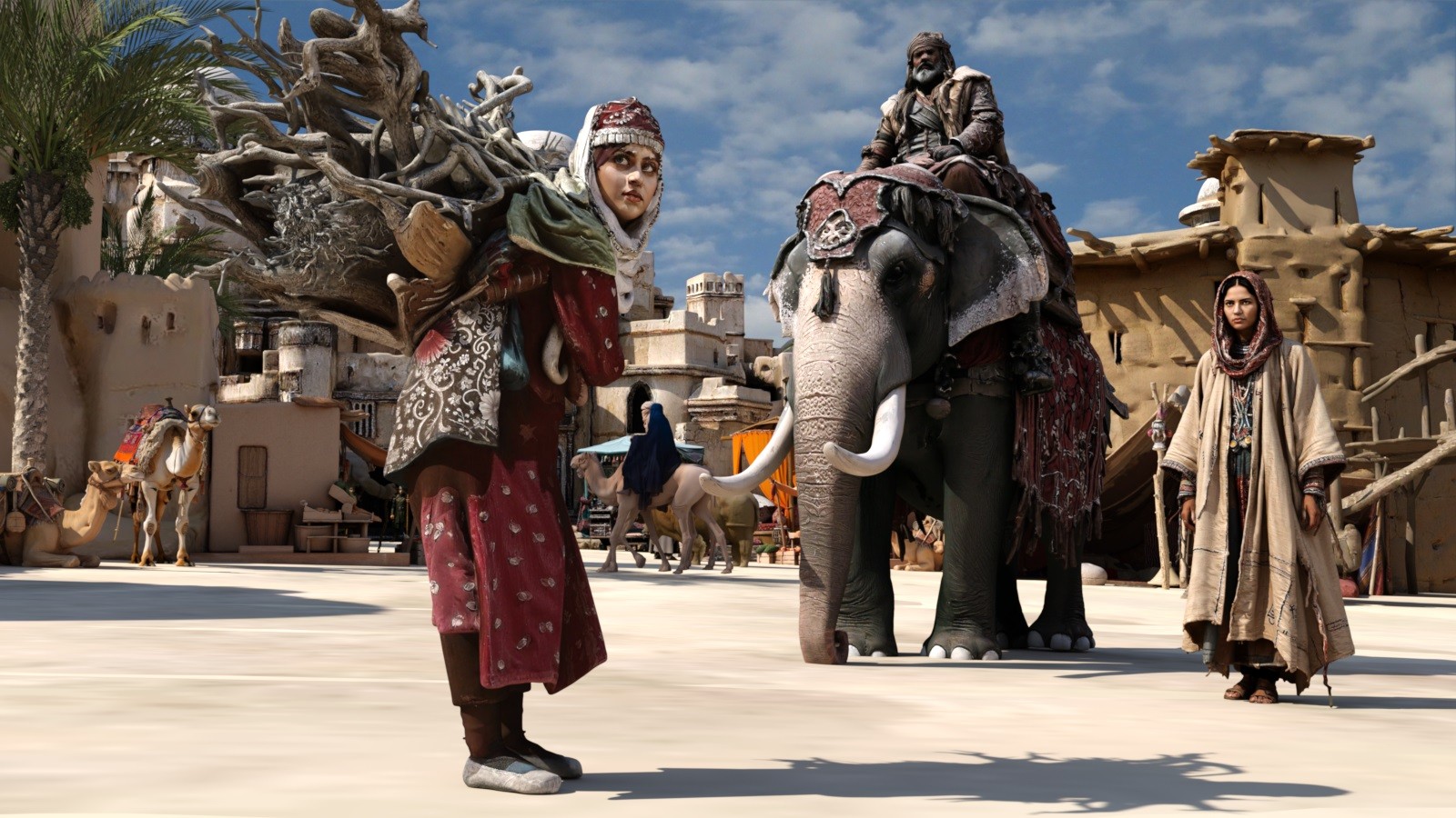 Desert Fantasy Settlement for DAZ by N/A
