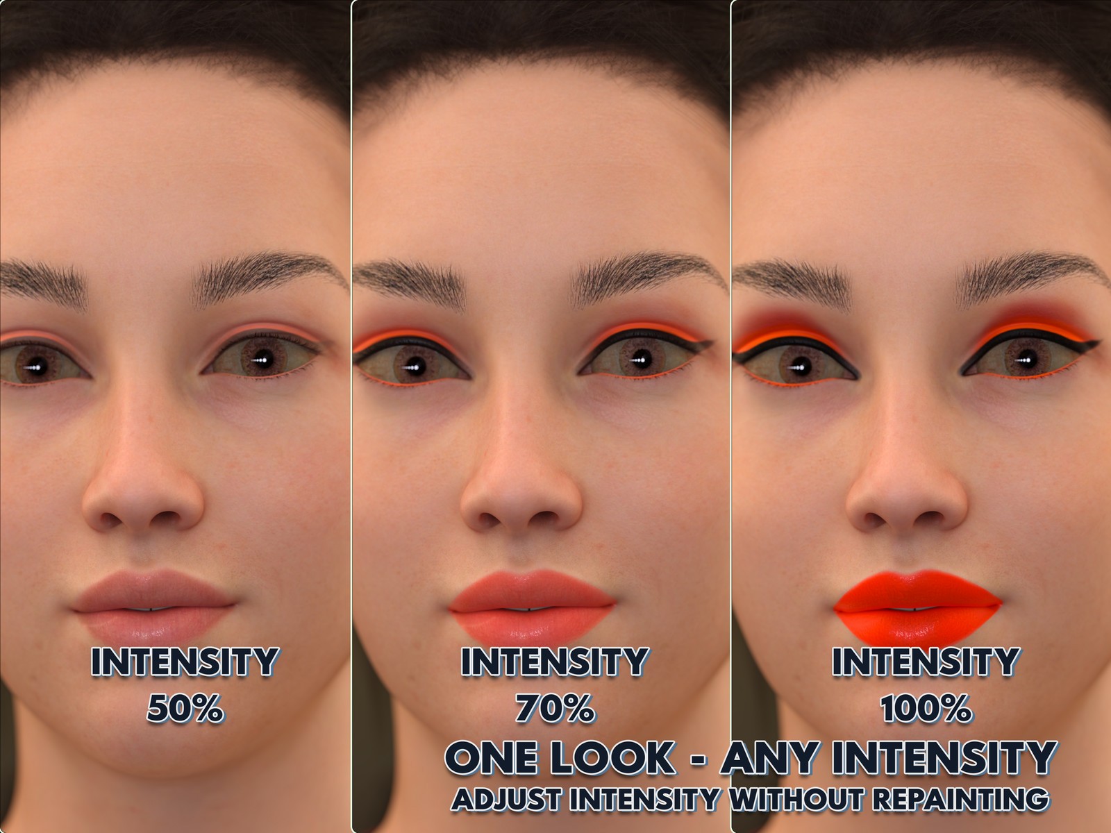 DD Makeup Editor – Iray Uber Skin Makeup Tool for G8F by N/A