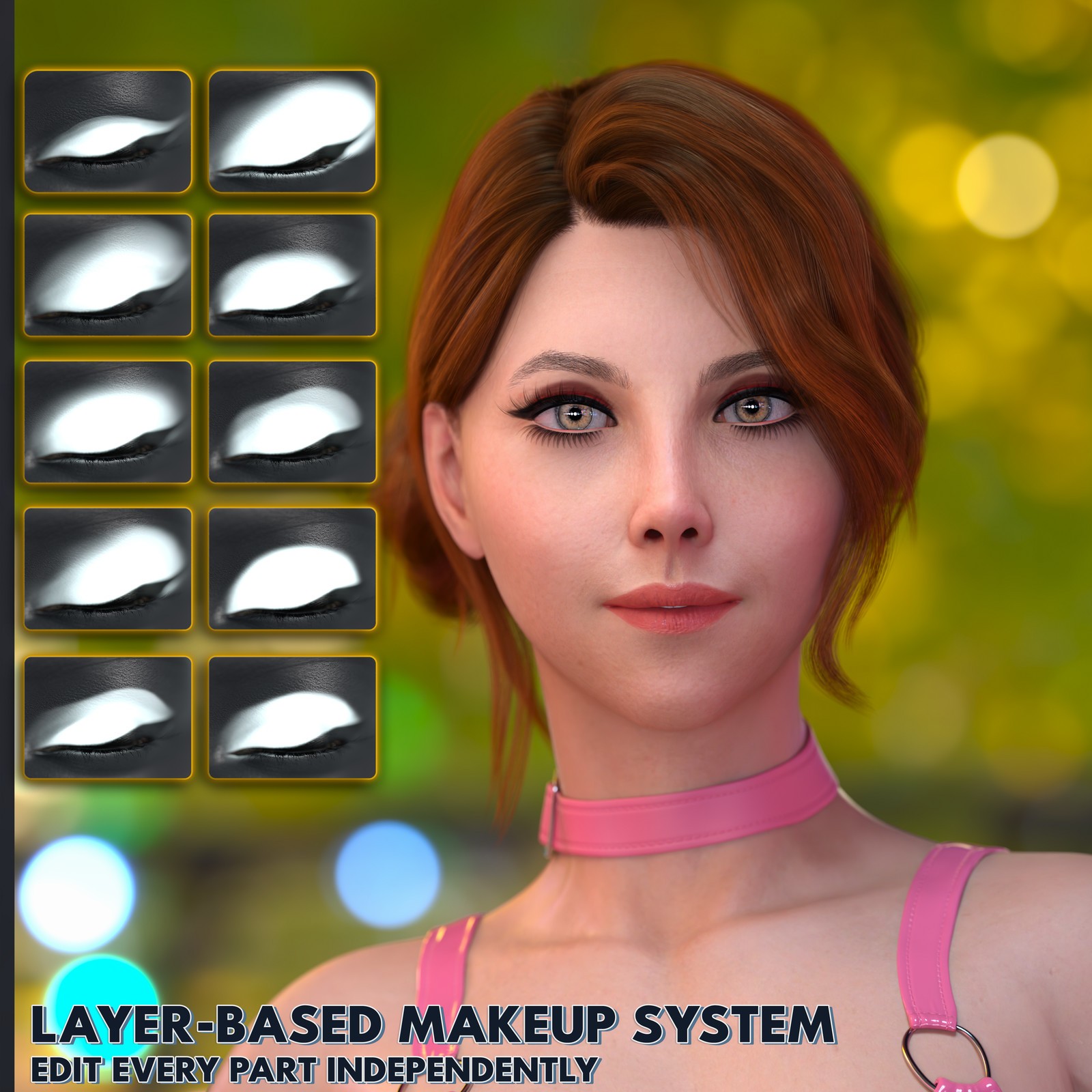 DD Makeup Editor – Iray Uber Skin Makeup Tool for G8F by N/A