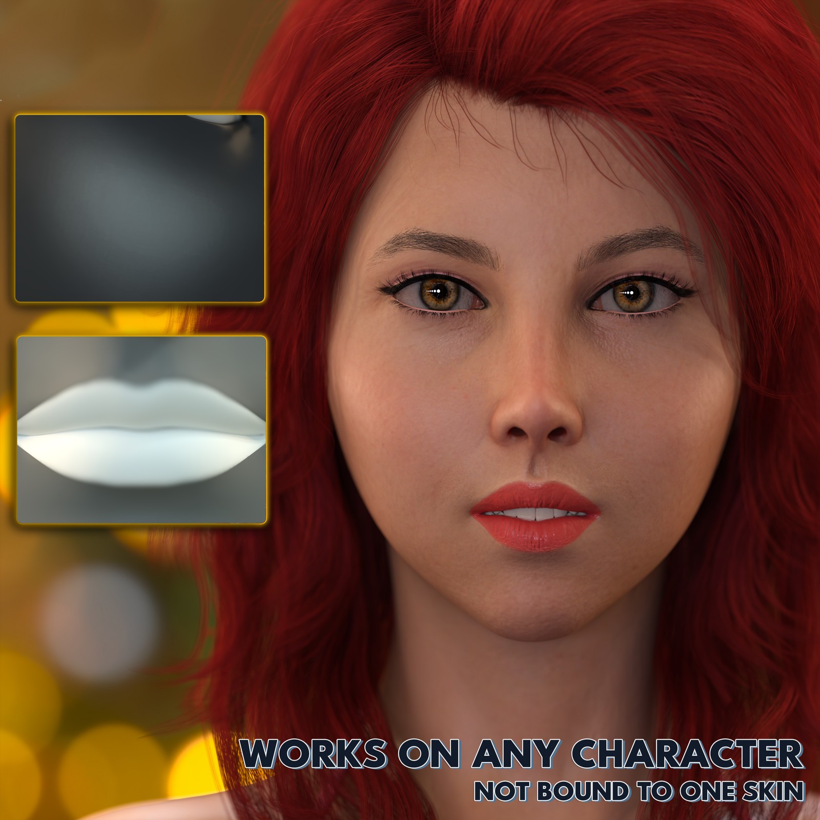 DD Makeup Editor – Iray Uber Skin Makeup Tool for G8F by N/A