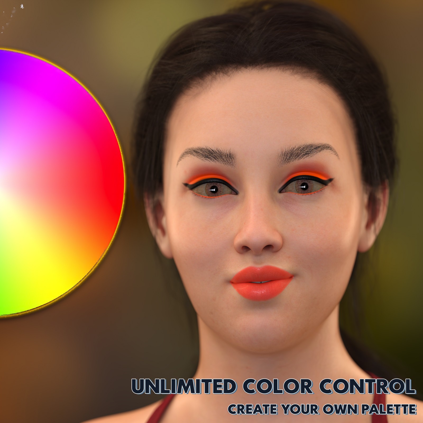DD Makeup Editor – Iray Uber Skin Makeup Tool for G8F by N/A