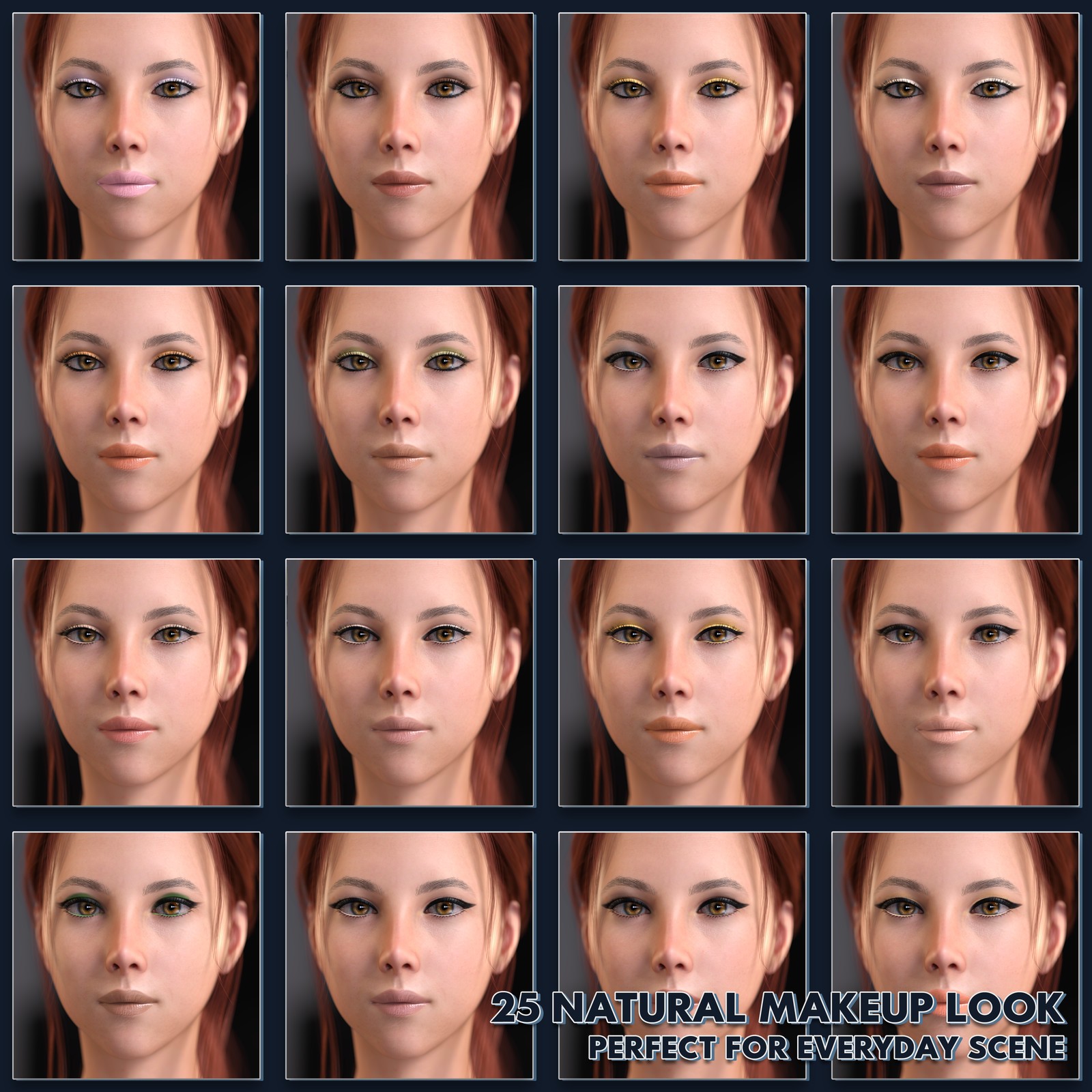 DD Makeup Editor – Iray Uber Skin Makeup Tool for G8F by N/A