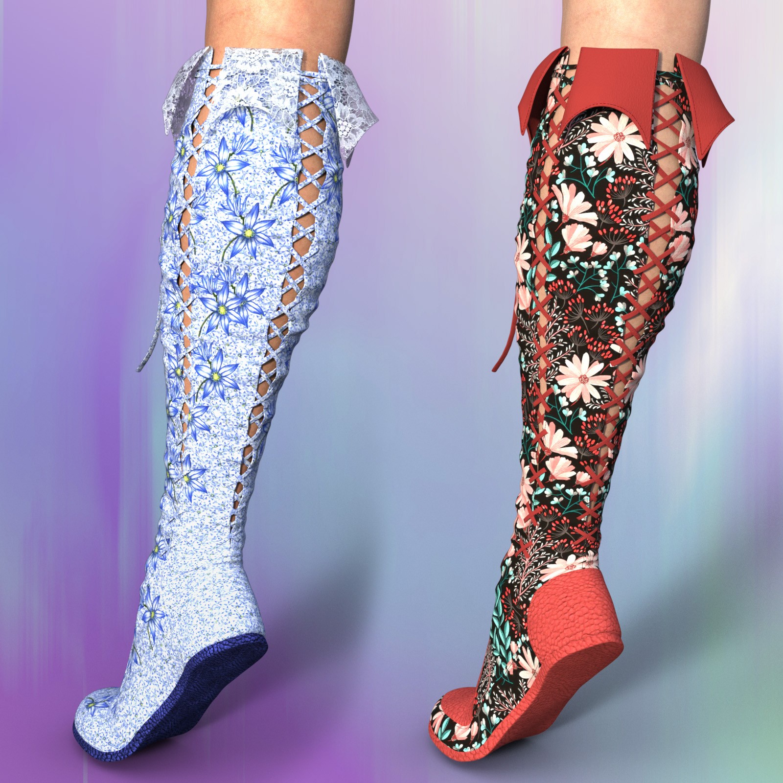 LWP Boho for the Bergamot Boots for G8xF by N/A