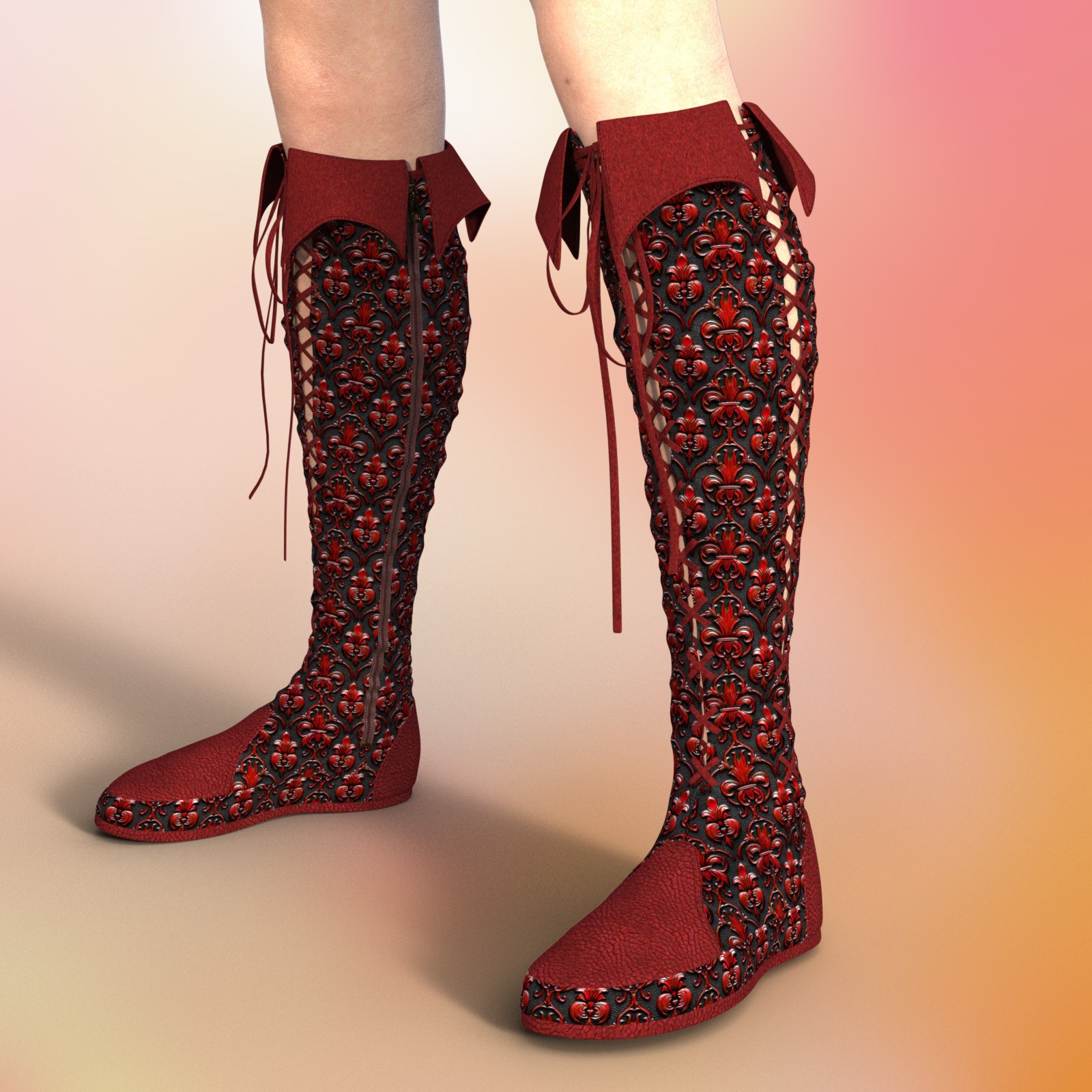 LWP Boho for the Bergamot Boots for G8xF by N/A